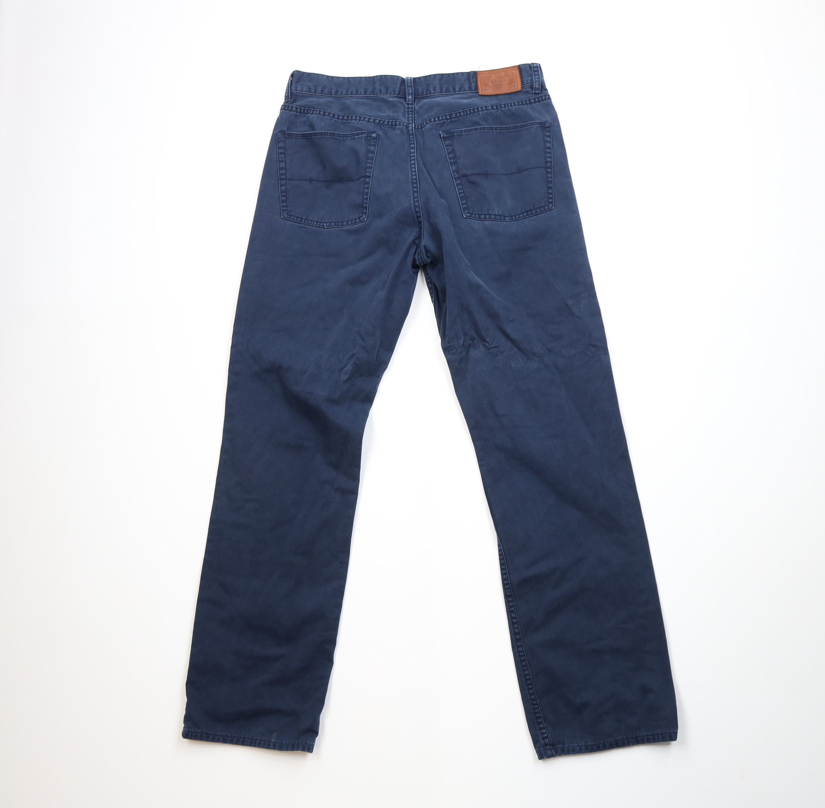 Ralph Lauren Vintage Y2K Ralph Lauren Twill Chino Pants Trousers Blue Size US 34 / EU 50 - 9 Thumbnail
