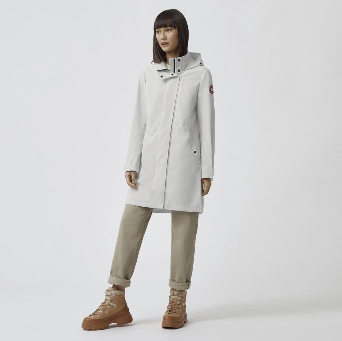 Canada Goose Canada Goose Belcarra Silverbirch Grey Hooded Jacket - $750 Size XS / US 0-2 / IT 36-38 - 6 Thumbnail