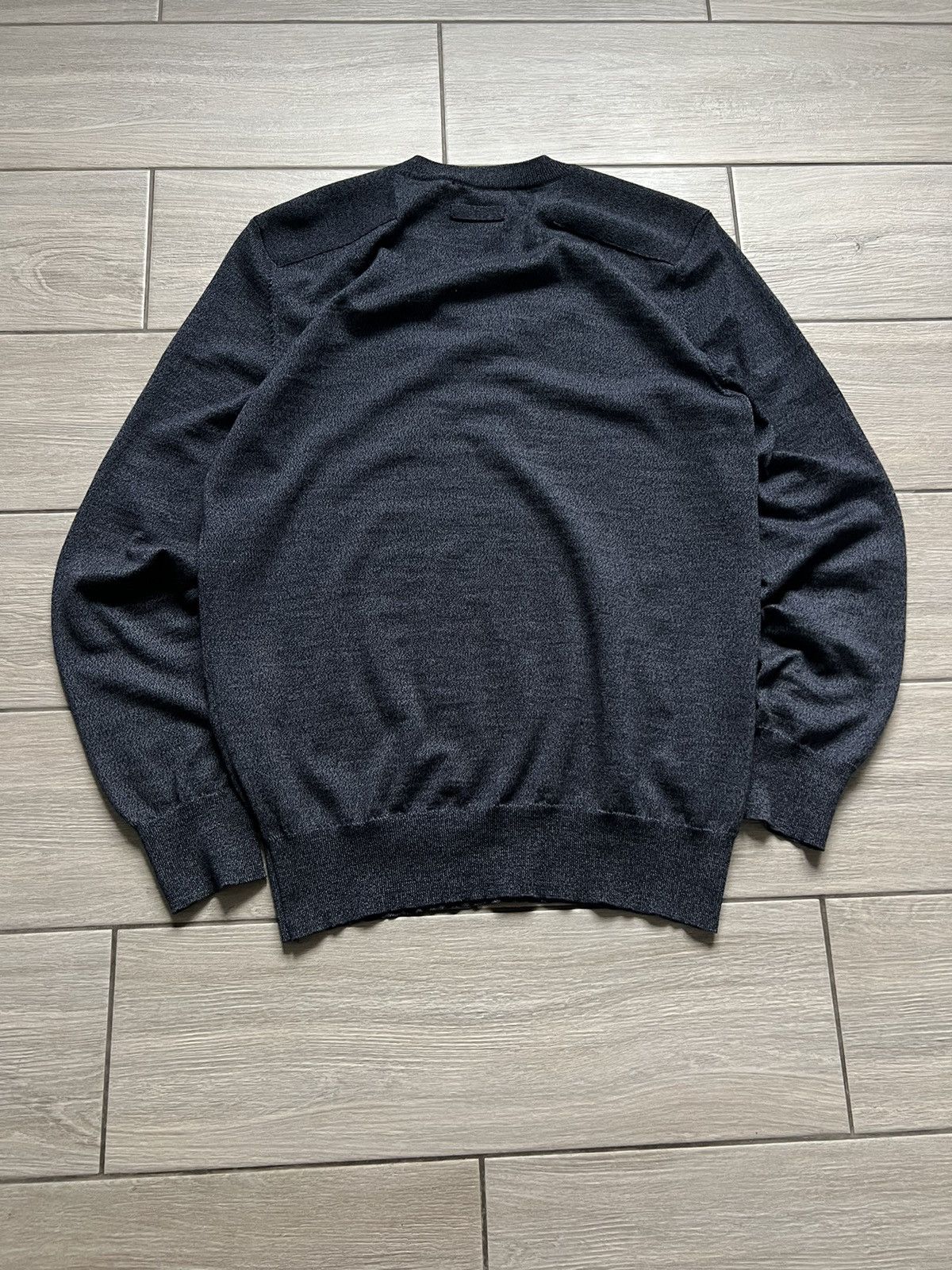 Dolce & Gabbana Dolce & Gabbana Vintage Wool Sweater V-Neck Size US XL / EU 56 / 4 - 14 Thumbnail