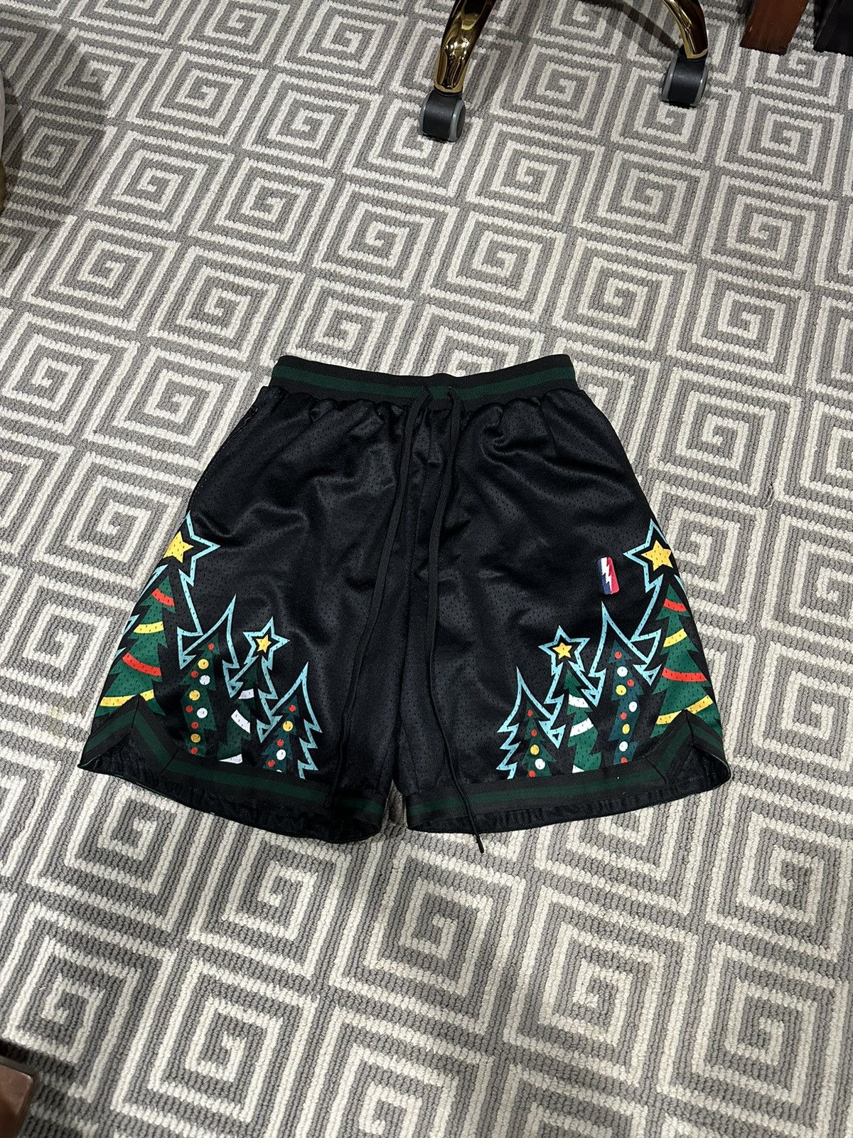 Collect top and select basketball shorts “christmas”