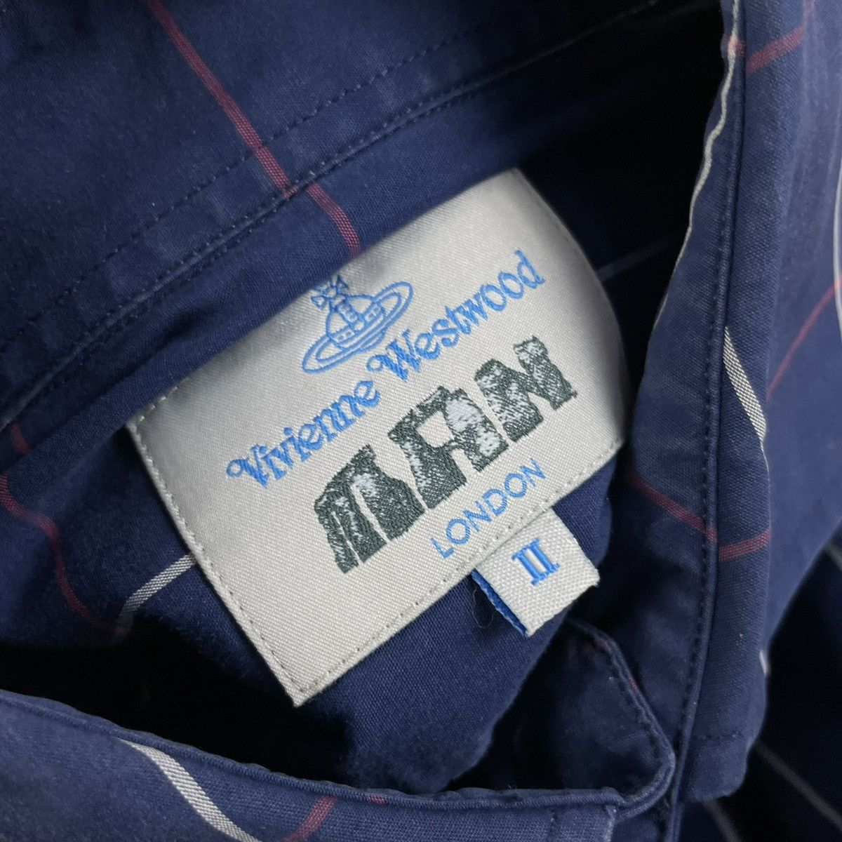 Vivienne Westwood Vivienne Westwood Krall Shirt 3 Button High Collar Navy Size US M / EU 48-50 / 2 - 9 Thumbnail