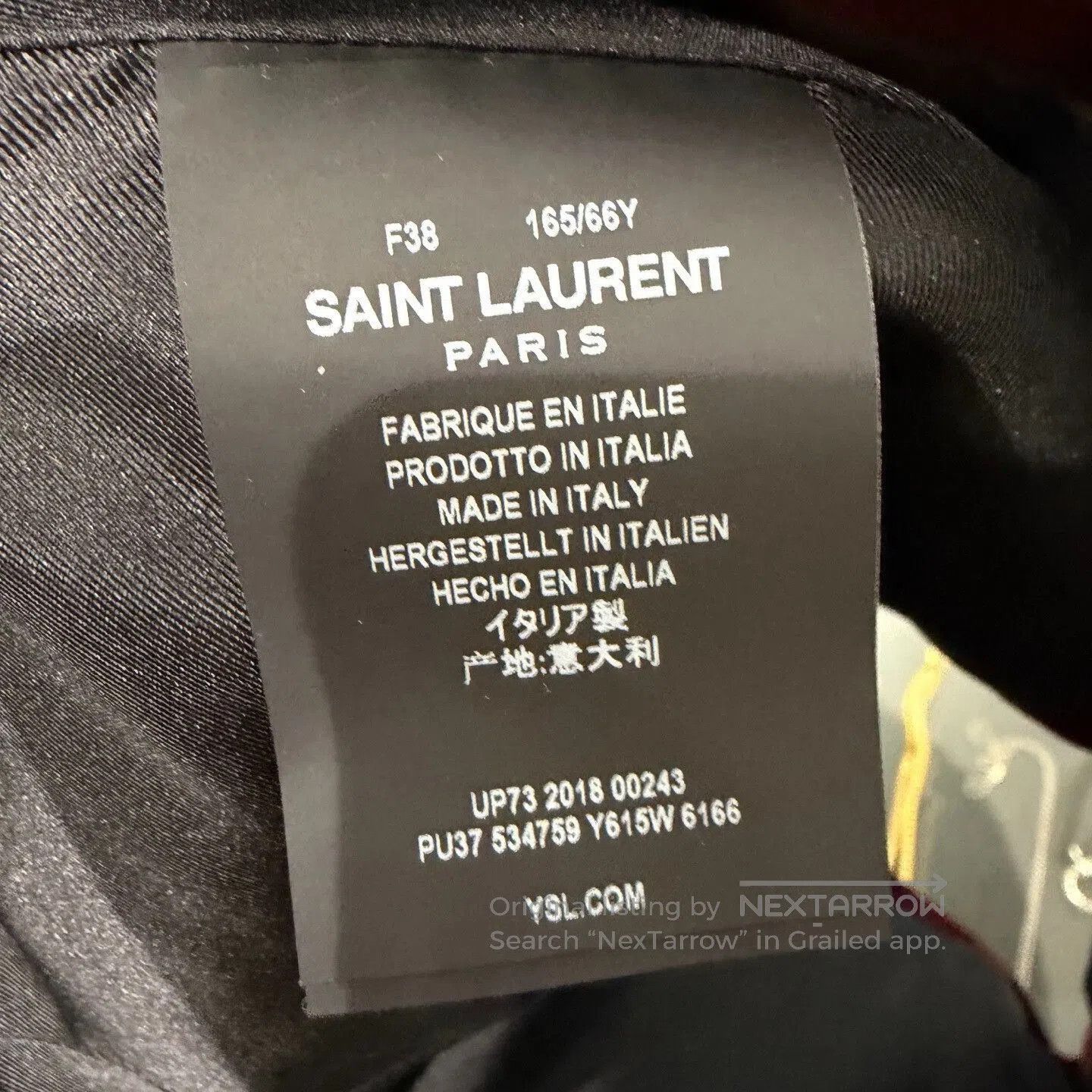 Saint Laurent Paris Saint Laurent Red Velvet Stud Mini Shorts. Size 37" - 4 Thumbnail