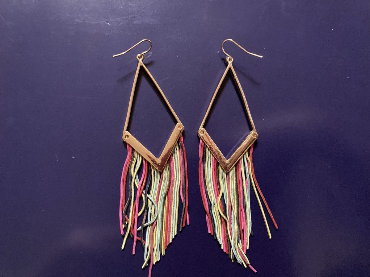 Other Colourful earrings barely worn in good condition Size ONE SIZE - 3 Thumbnail