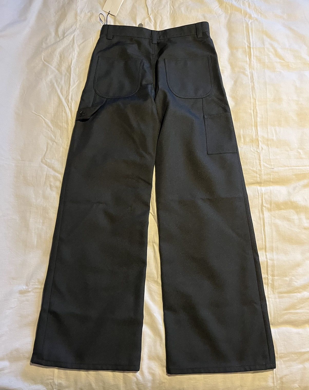 Courreges Ferragamo nylon wide leg pants. Size US 30 / EU 46 - 11 Thumbnail