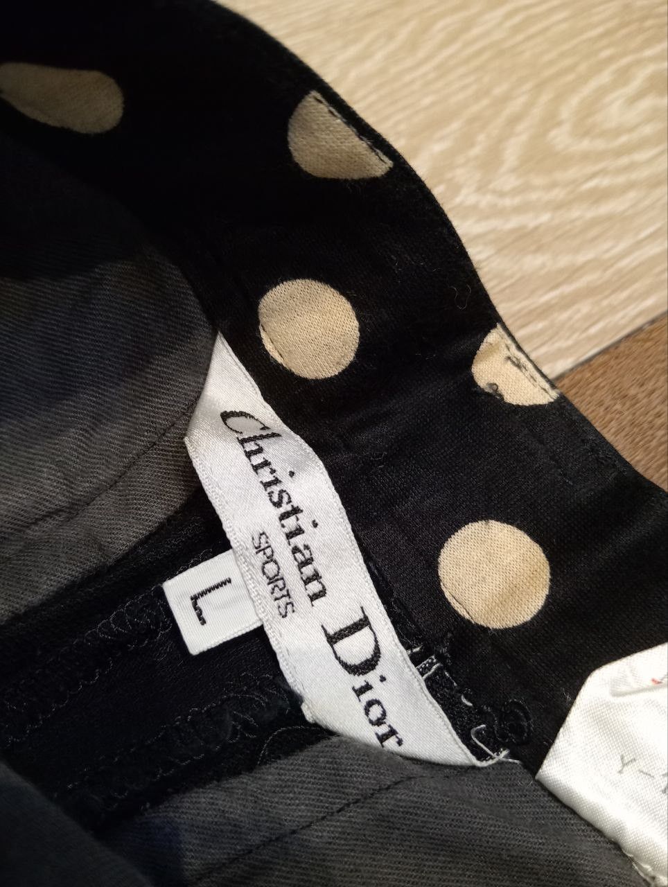 Christian Dior Monsieur VINTAGE CHRISTIAN DIOR SPORTS BLACK PANTS Size 25" / US 0 / IT 36 - 6 Thumbnail