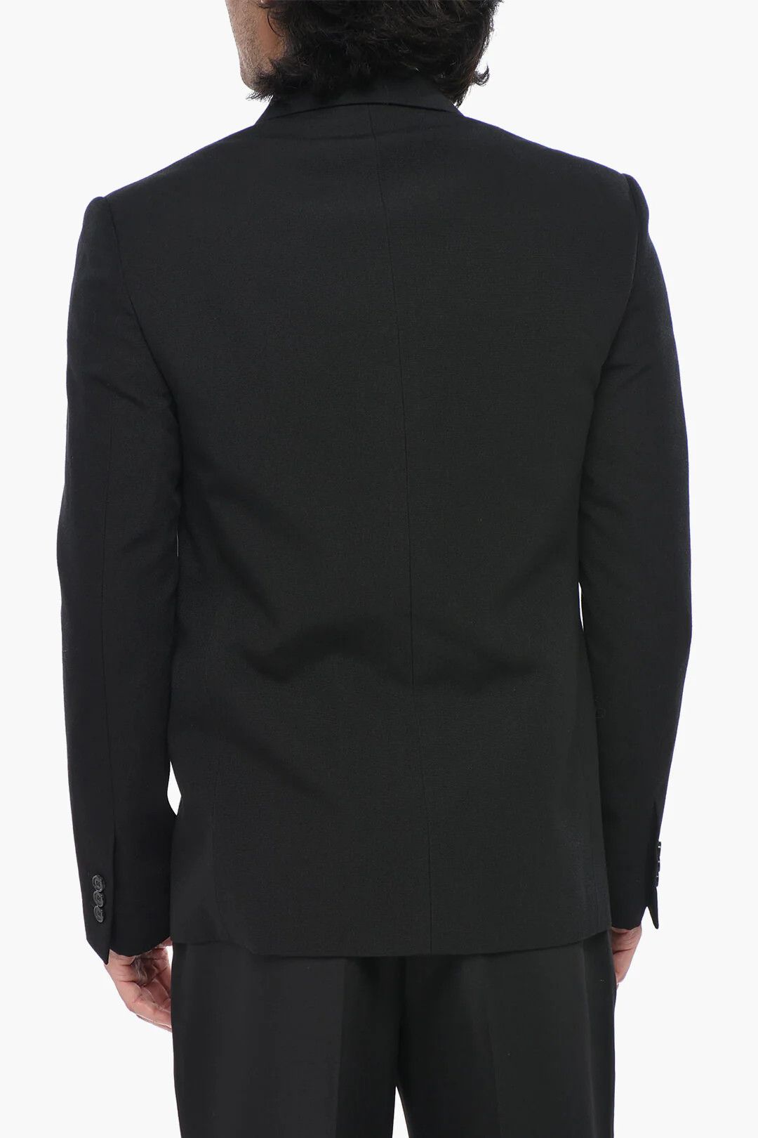 Off-White og1mm0426 Virgin Wool Blazer in Black Size US M / EU 48-50 / 2 - 2 Thumbnail