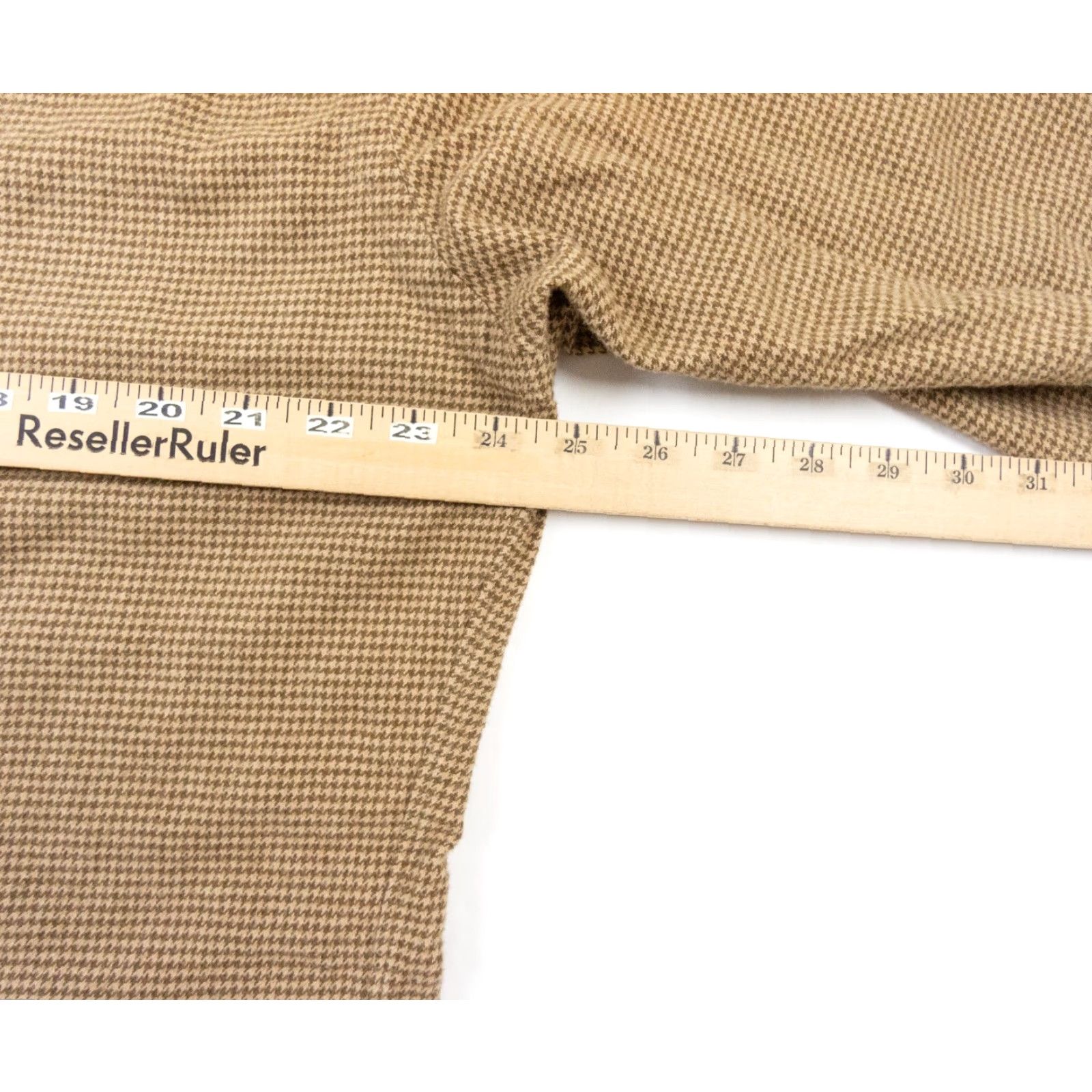 Polo Ralph Lauren Polo Ralph Lauren Men's Button-Up Shirt Large Beige Houndstooth Long Sleeve Curham Sport Preppy Size US L / EU 52-54 / 3 - 7 Thumbnail