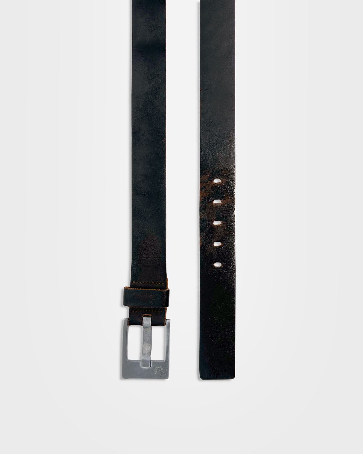 Diesel Diesel, Wide Pin Leather Belt Size ONE SIZE - 2 Thumbnail