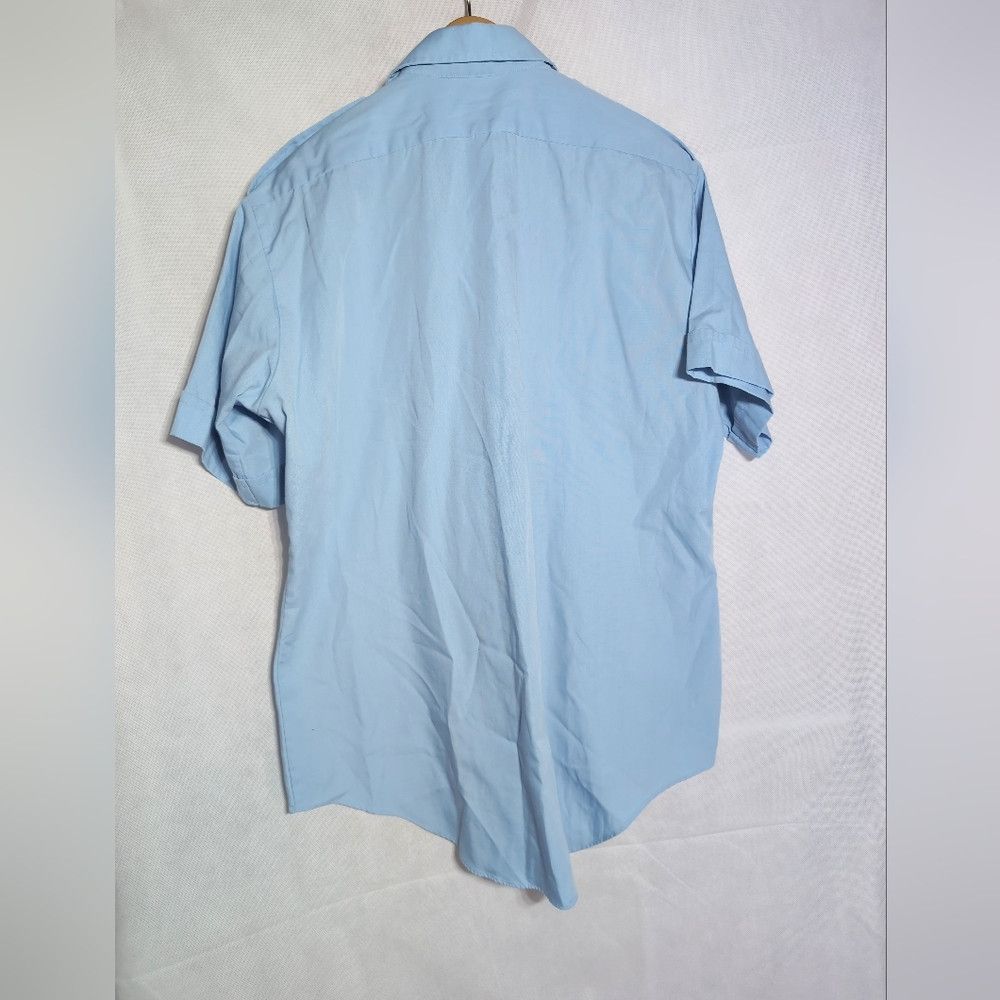 Van Heusen Pilot Uniform The Aviator Light Blue Men's Shirt By Van Hus Size US L / EU 52-54 / 3 - 2 Thumbnail