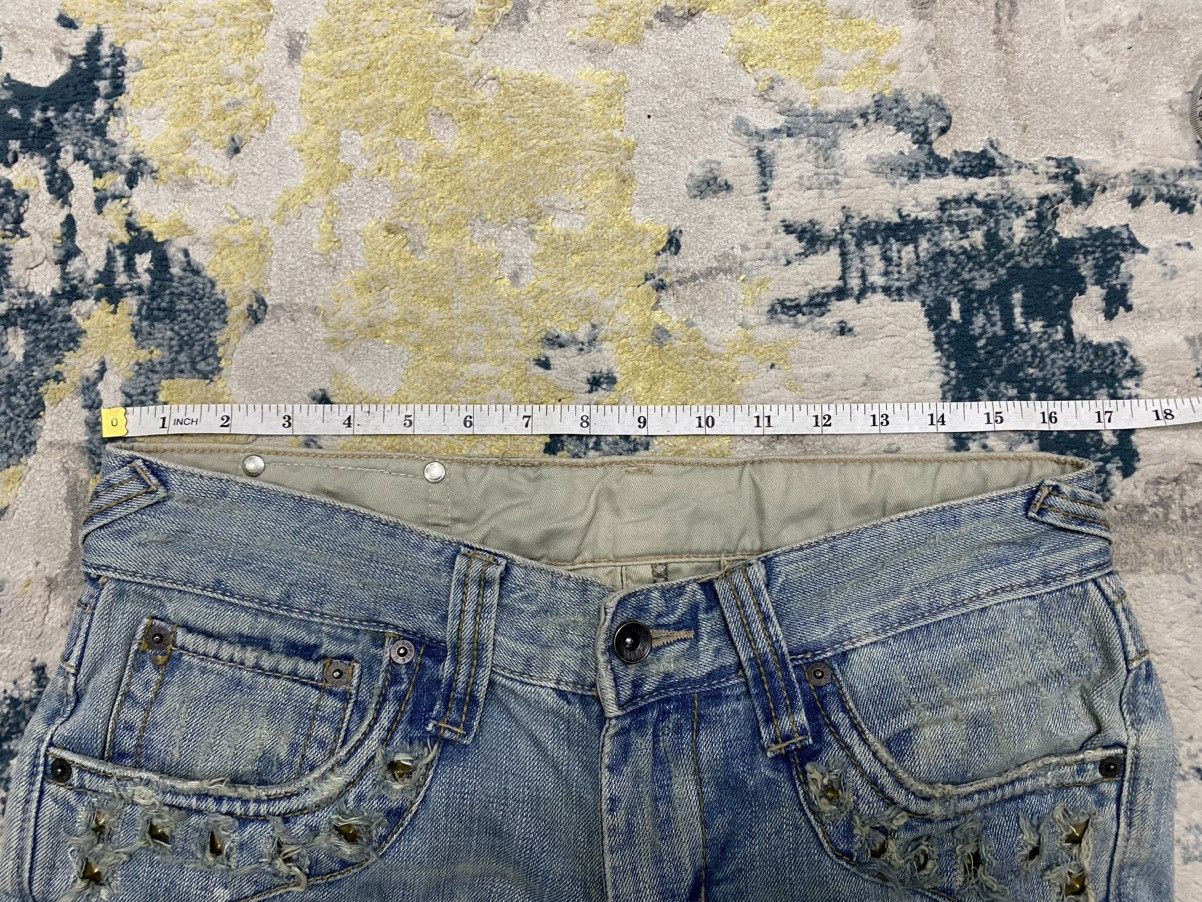 BUFFALO BOBS 2000s Stud holster distressed pants Size US 33 - 22 Thumbnail