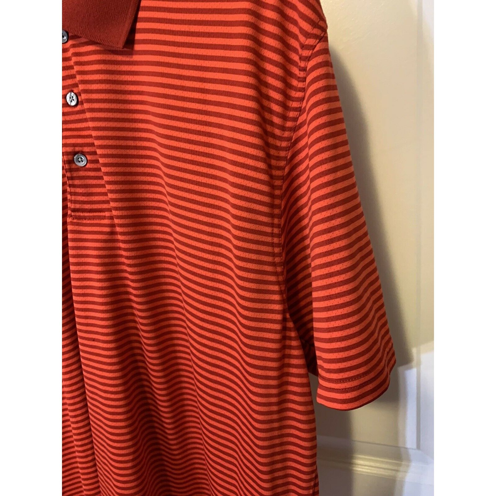 PGA Tour PGA Tour Airflux Mens Sz XXL Orange Red GOLF POLO SHIRT Size US XXL / EU 58 / 5 - 5 Thumbnail