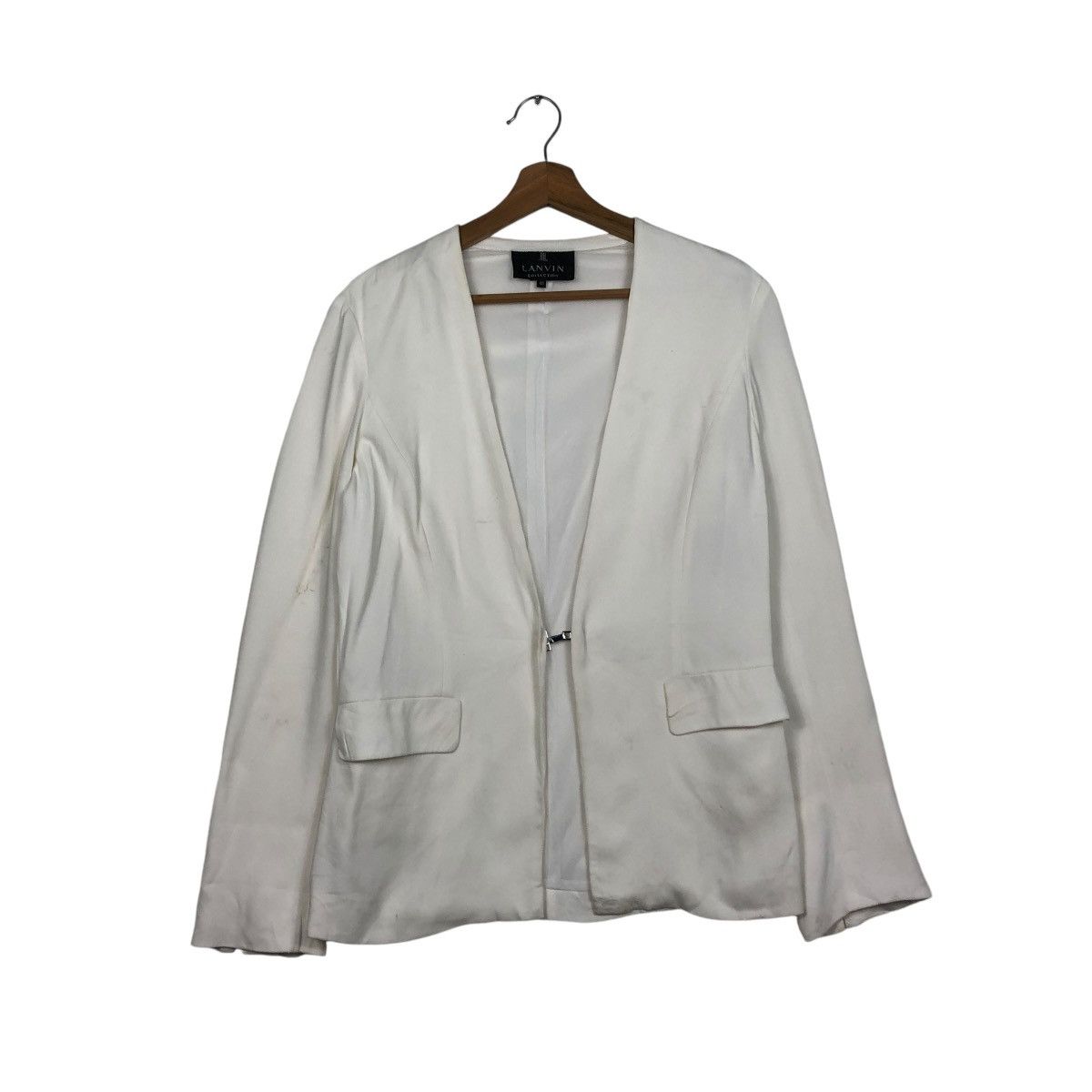 Japanese Brand 🔥VINTAGE CHORE WORKER JACKET BIKER LANVIN COLLECTIONS Size S / US 4 / IT 40 - 3 Thumbnail