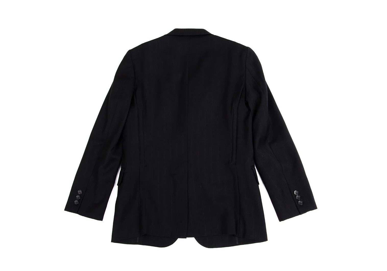 Comme des Garcons Homme Plus Layered Stripe Jacket in Black and Red, Size XS Size US XS / EU 42 / 0 - 19 Thumbnail