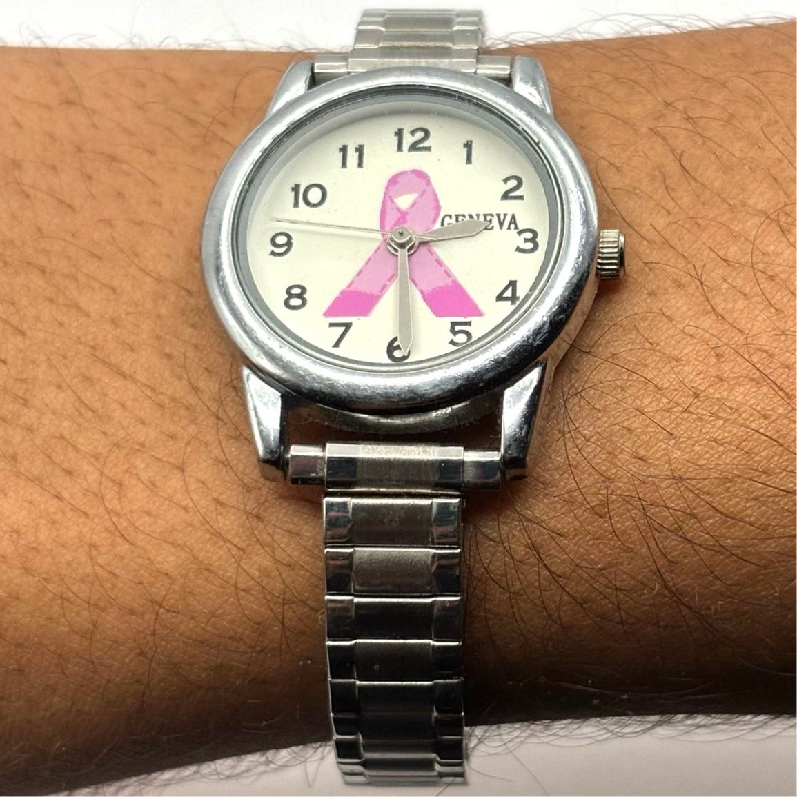 Other Silver Breast Cancer Watch Size ONE SIZE - 2 Thumbnail