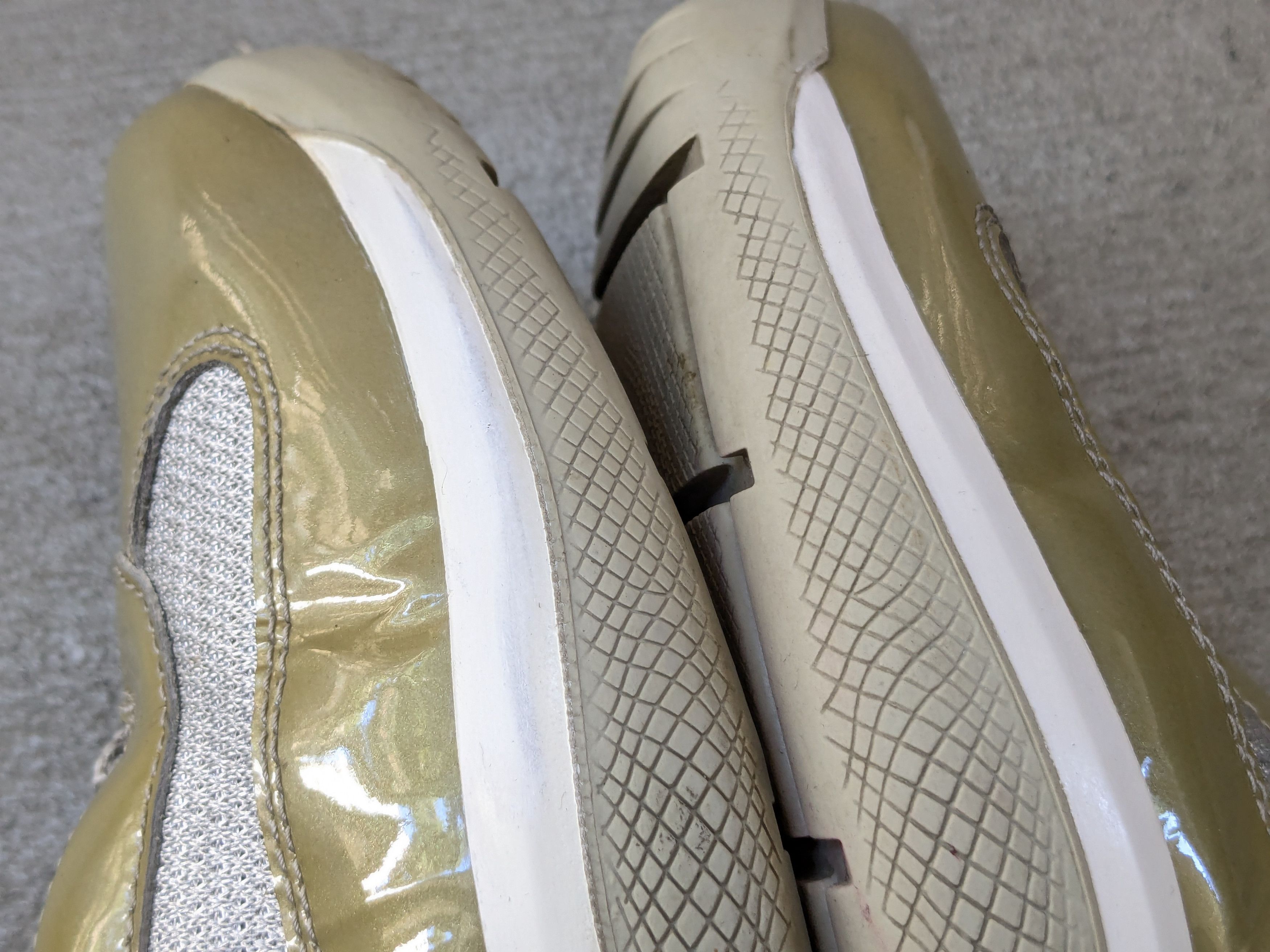 Prada Prada America's Cup Olive Green 11 Patent Leather Silver Low Size US 11 / EU 44 - 11 Thumbnail