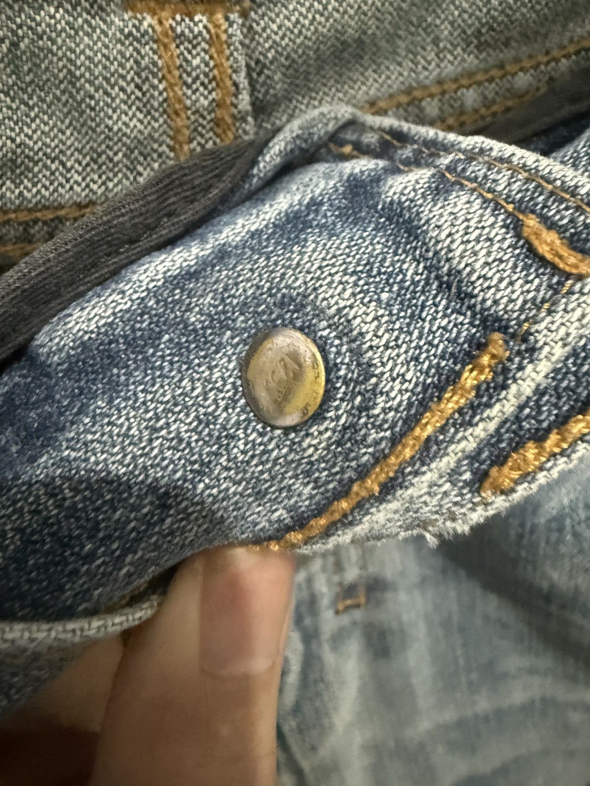 Levi's Rare Vintage 2000s Levi’s Straight Cut Jeans Size US 35 - 3 Thumbnail