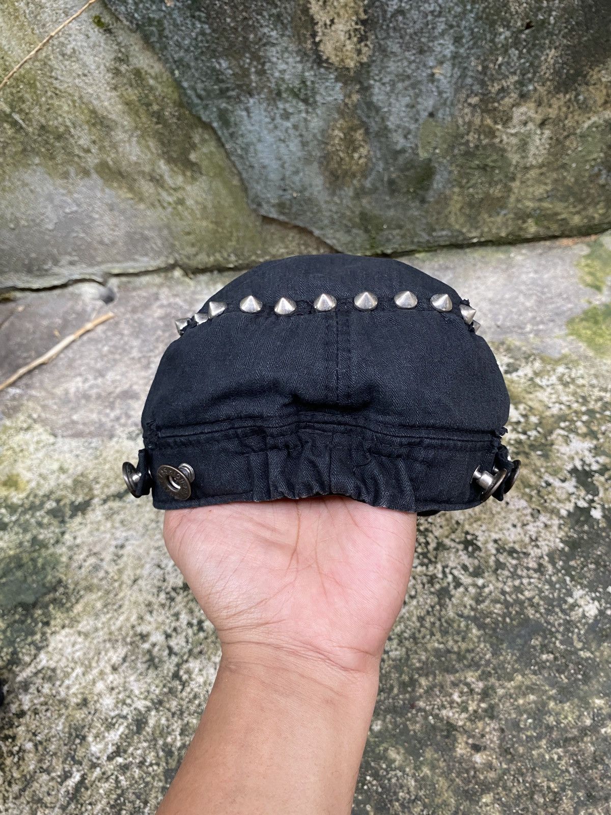 If Six Was Nine × Japanese Brand × Le Grande Bleu (L.G.B.) Studed Punk Gothic Hats Size ONE SIZE - 4 Thumbnail