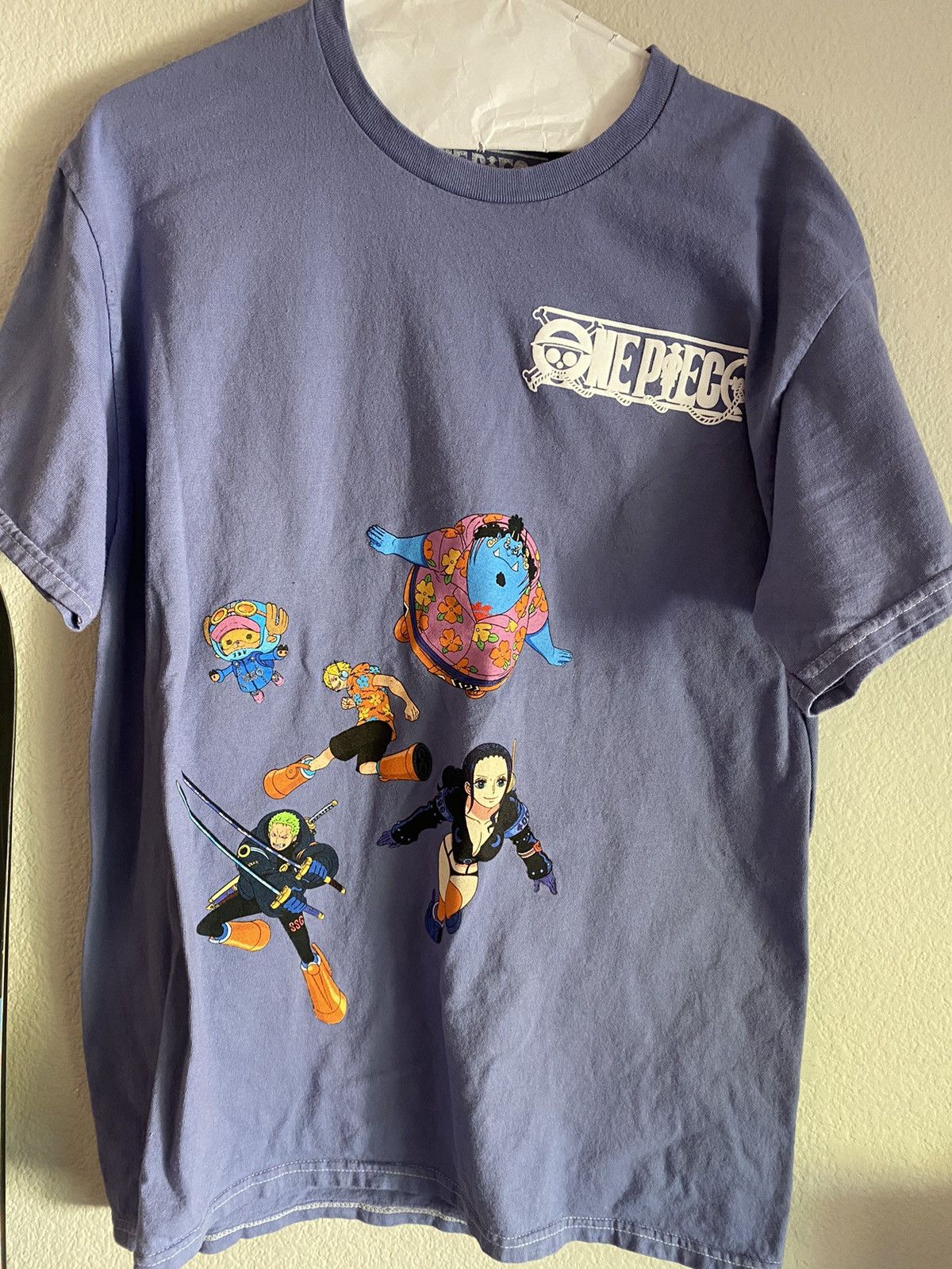 Anime Vintage One piece shirt anime graphics puff print Size US L / EU 52-54 / 3 - 1 Thumbnail