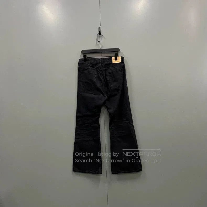 Balenciaga Balenciaga Black Denim Flared Pants. Size US 36 / EU 52 - 2 Thumbnail