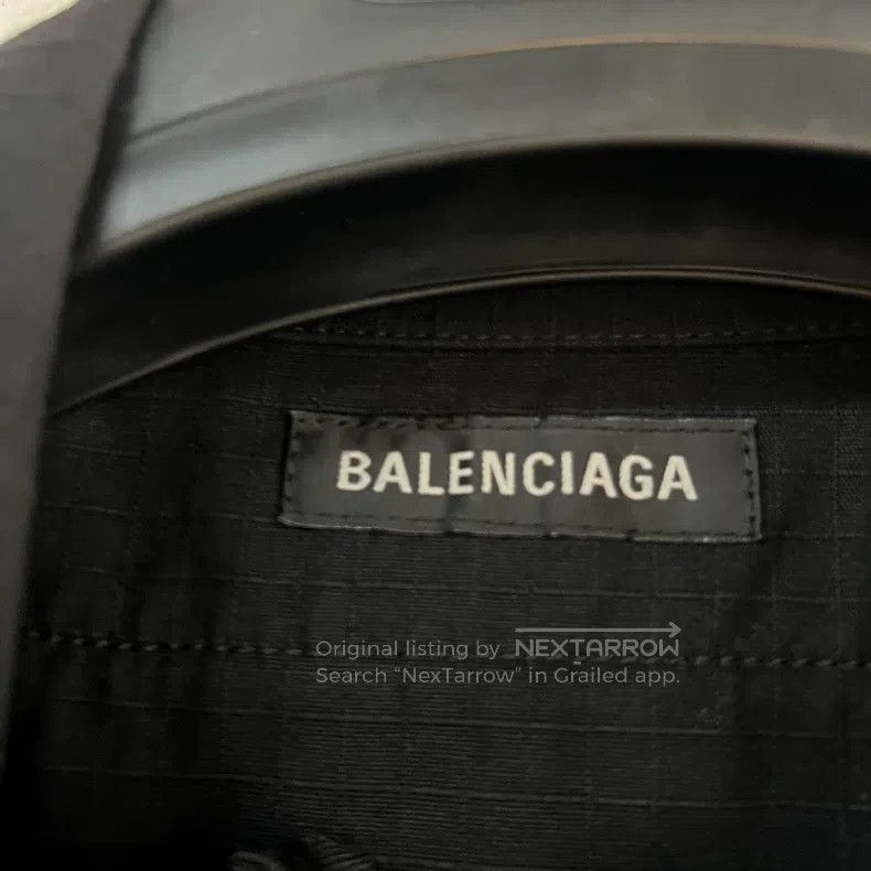 Balenciaga Balenciaga size 39 Black Short Sleeve Shirt Size US S / EU 44-46 / 1 - 2 Thumbnail