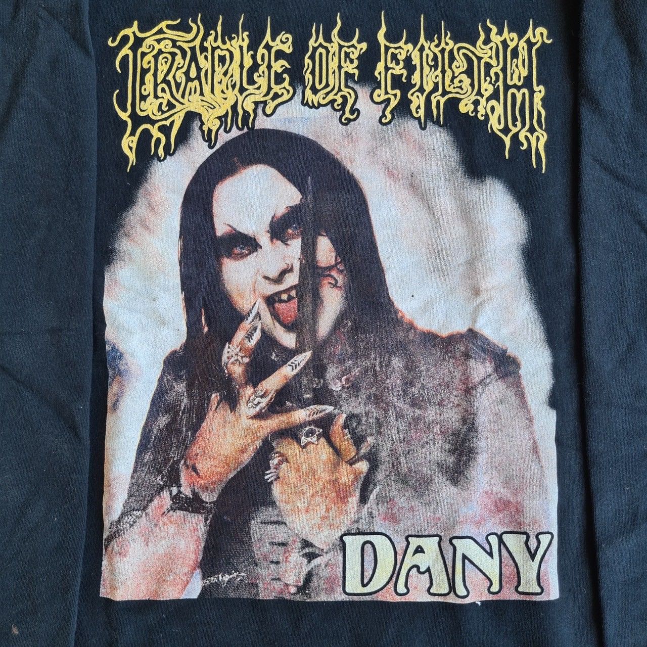 Band Tees × Vintage *RARE* CRADLE OF FILTH VTG Y2K 90s 2000s HOODIE METAL Size US M / EU 48-50 / 2 - 2 Thumbnail