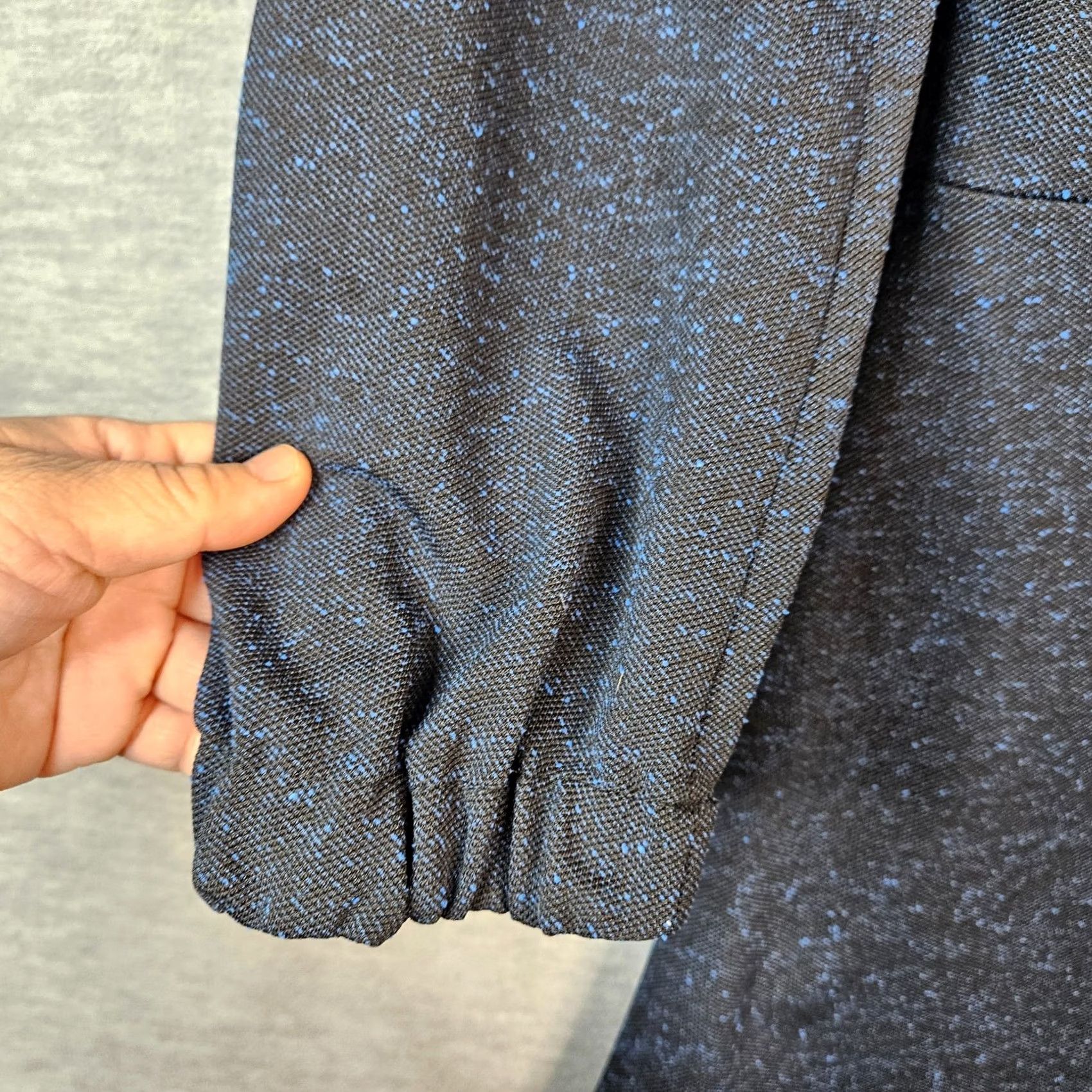 Tibi Tibi Dress Colorful Ruched Puffed Sleeve Short A-Line 2 Blue Women Size 26" / US 2 / IT 38 - 6 Thumbnail
