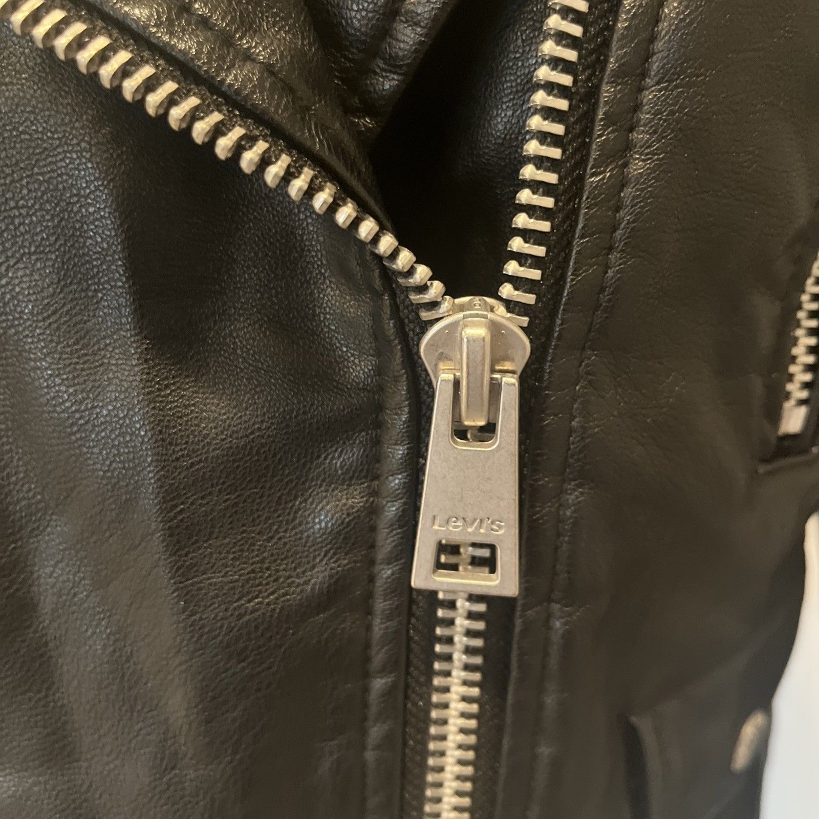 Levi's Levi's Faux Leather Asymmetrical Zip Motorcycle Moto Jacket Size S / US 4 / IT 40 - 6 Thumbnail
