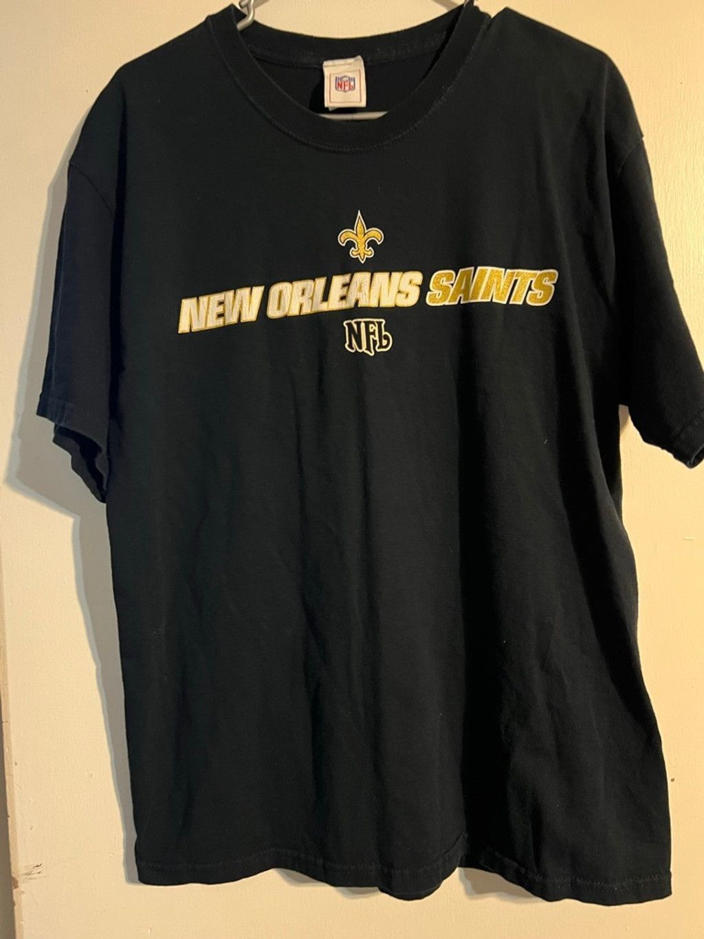 NFL Men's NFL Black New Orleans Saints Short Sleeve Tee L Size US L / EU 52-54 / 3 - 1 Thumbnail