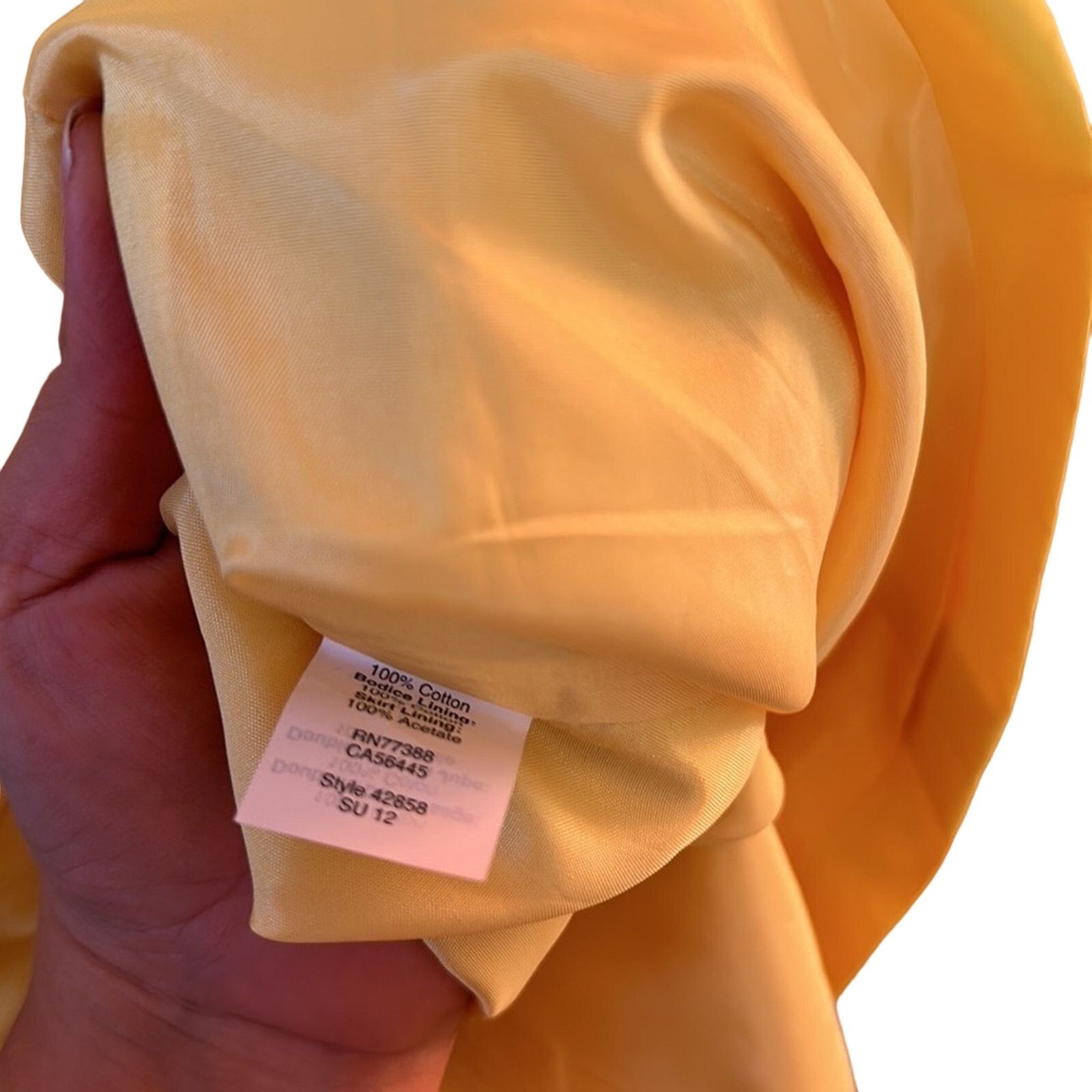 J.Crew J Crew Yellow Sleeveless Mini Dress Size S / US 4 / IT 40 - 7 Thumbnail