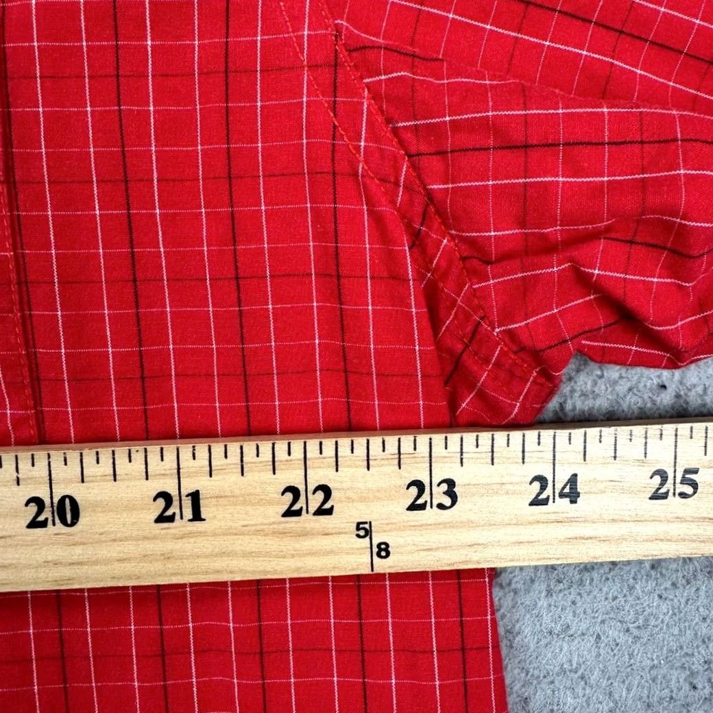 NCAA VINTAGE? Ohio States Buckeyes Button Down Shirt Mens Large Red Plaid Long Sleeve NCAA Size US L / EU 52-54 / 3 - 7 Thumbnail