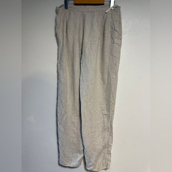 J.McLaughlin J.McLaughlin for Sanyo 100% Linen Pants – Size 10 Size 32" / US 10 / IT 46 - 6 Thumbnail