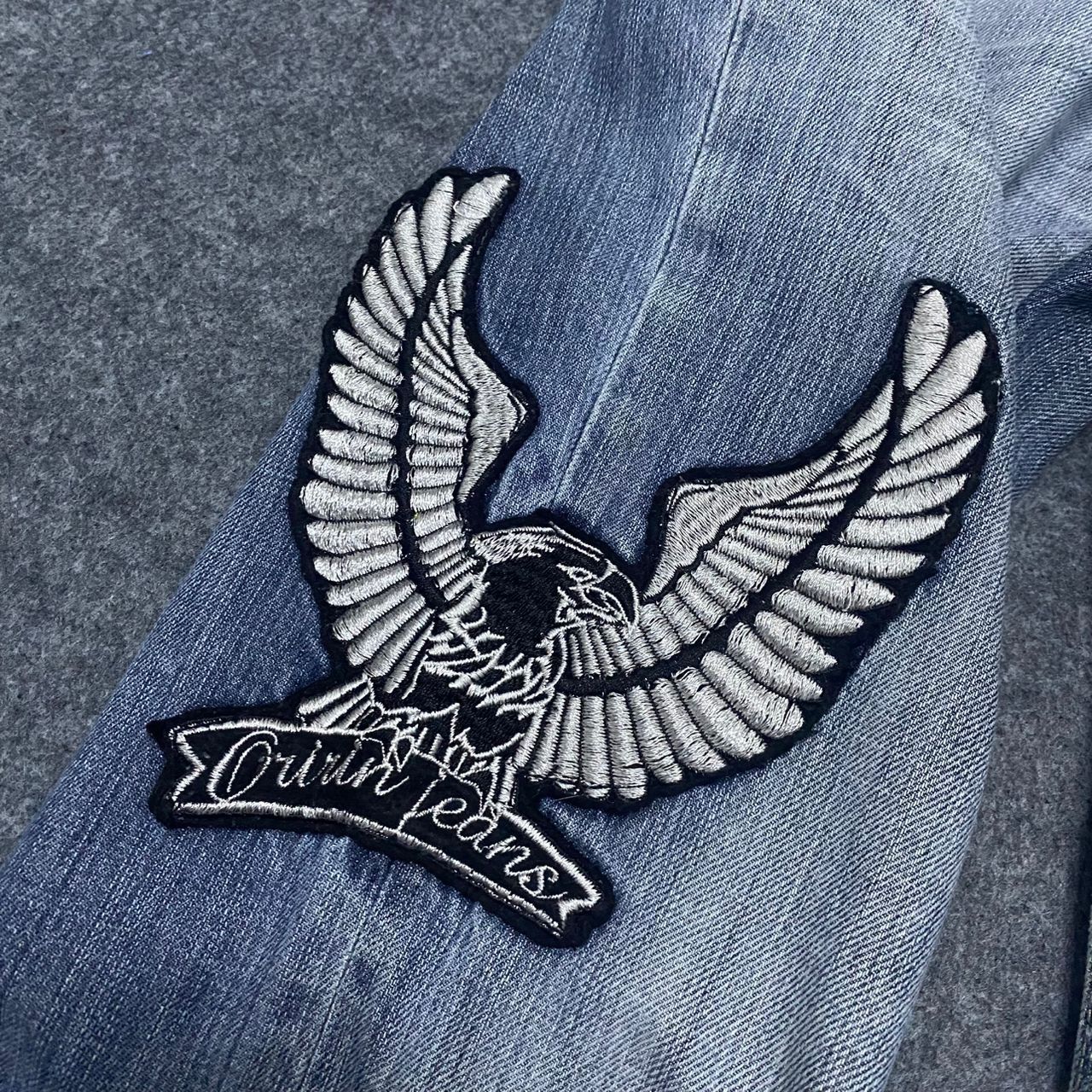 If Six Was Nine Origin Jeans Patchwork Japanese Brand Flare Denim Size US 30 / EU 46 - 19 Thumbnail