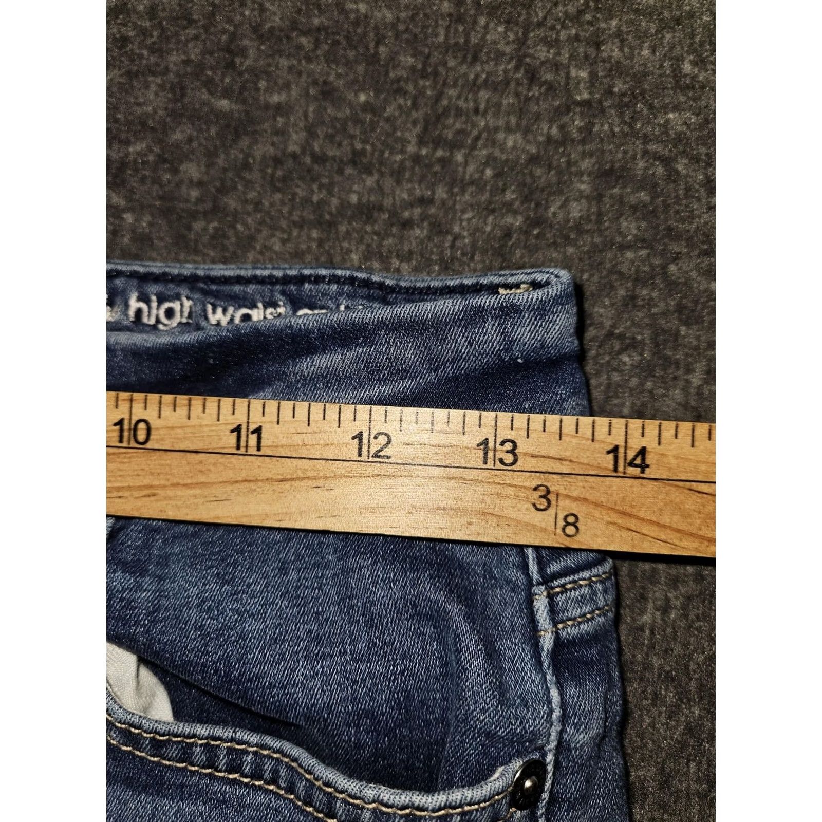 7 For All Mankind 7 For All Mankind Bair Denim Jeans Womens 27 Blue High Waist Ankle Skinny Jeans Size 27" / US 4 / IT 40 - 5 Thumbnail