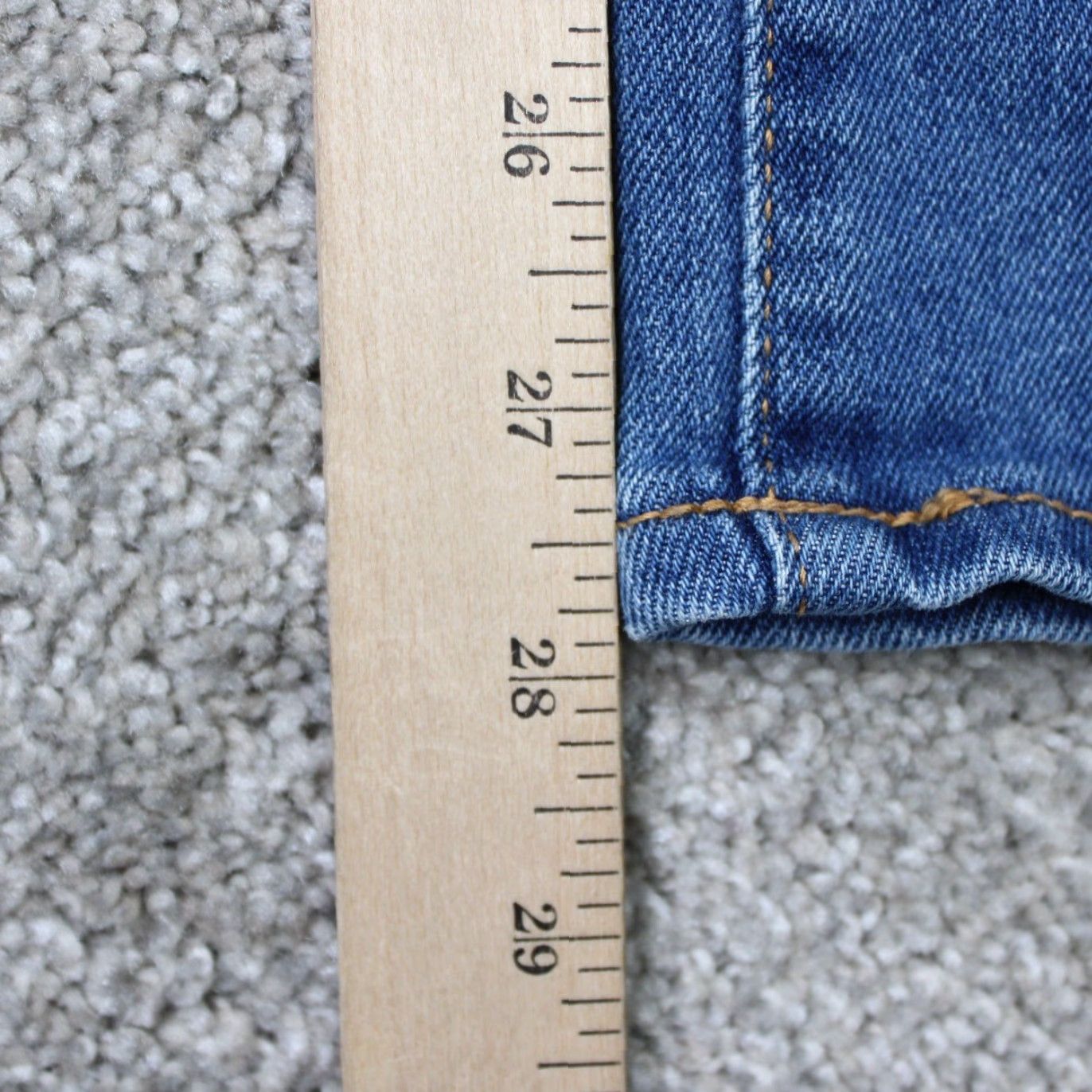 Levi's Levi’s Jeans Womens 16 Blue 726 Flare Leg 5-Pocket Cotton Blend Stretch Denim Size 38" / US 16 / IT 52 - 3 Thumbnail