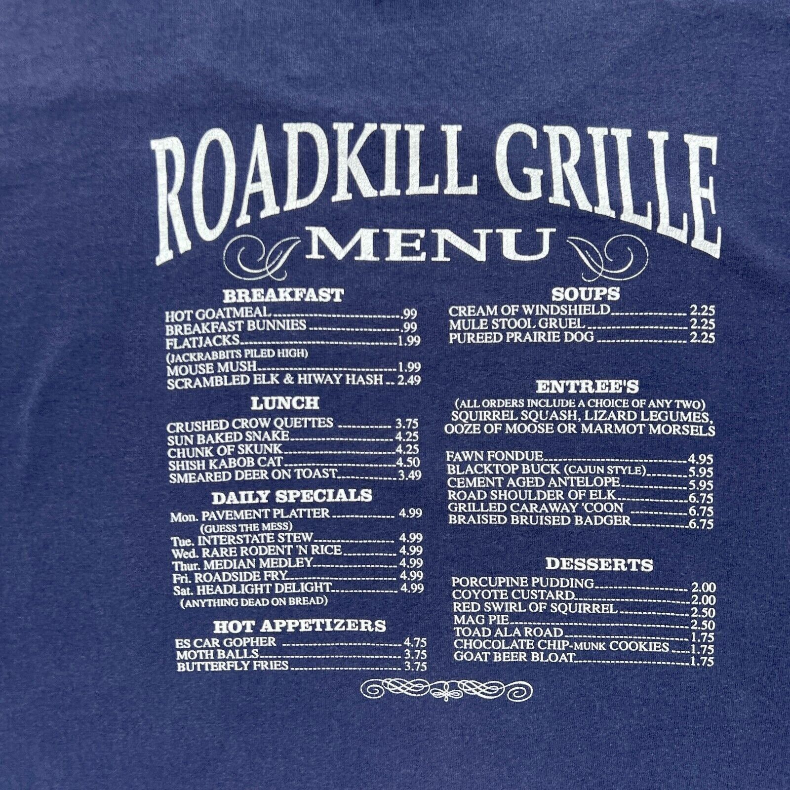 Gildan Vintage 90's Roadkill Grille Montana USA T Shirt Men XL Menu Size US XL / EU 56 / 4 - 4 Thumbnail