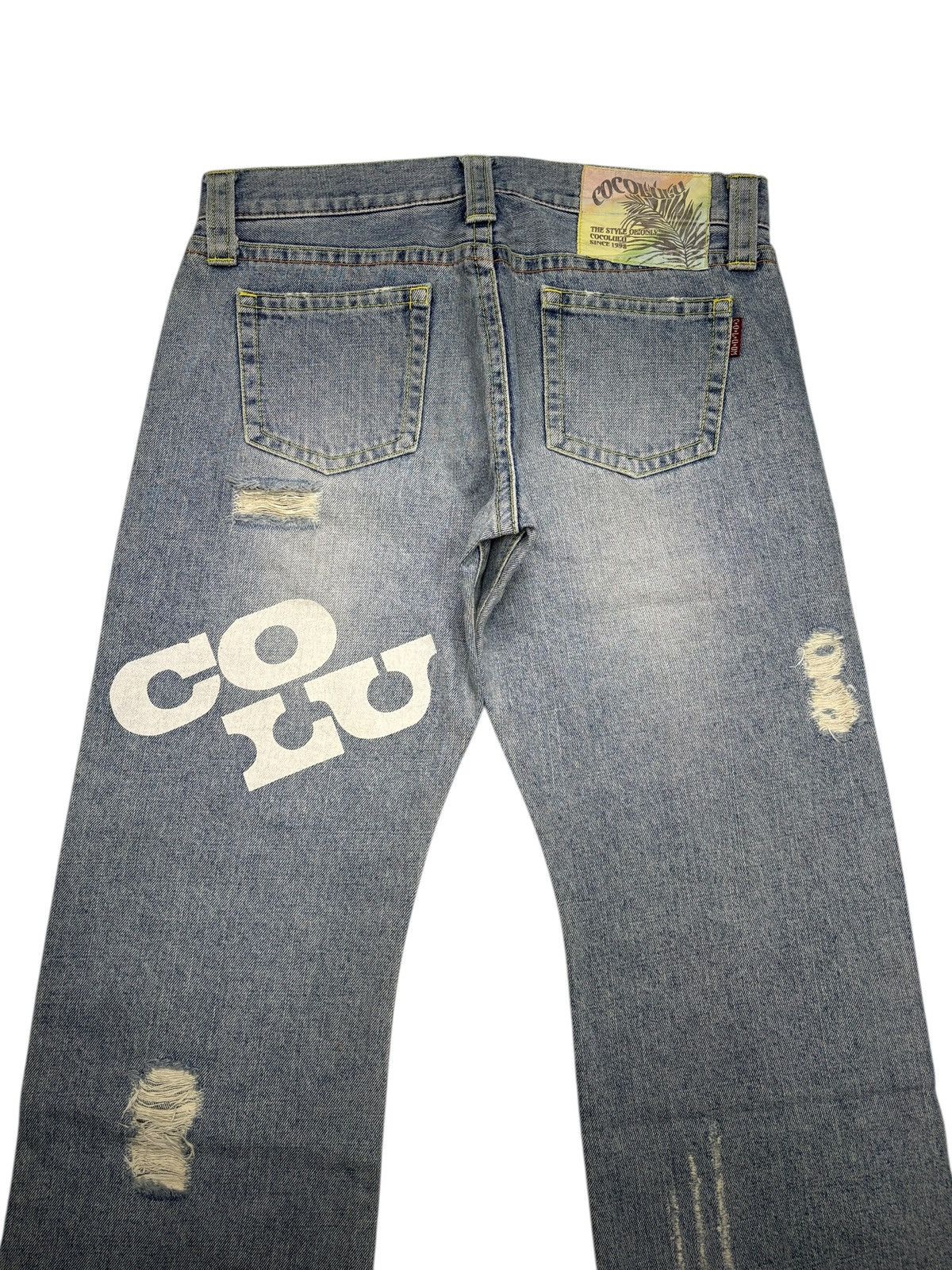 Acne Studios COCOLULU THRASHED DISTRESSED DENIM JEANS Size US 31 - 6 Thumbnail
