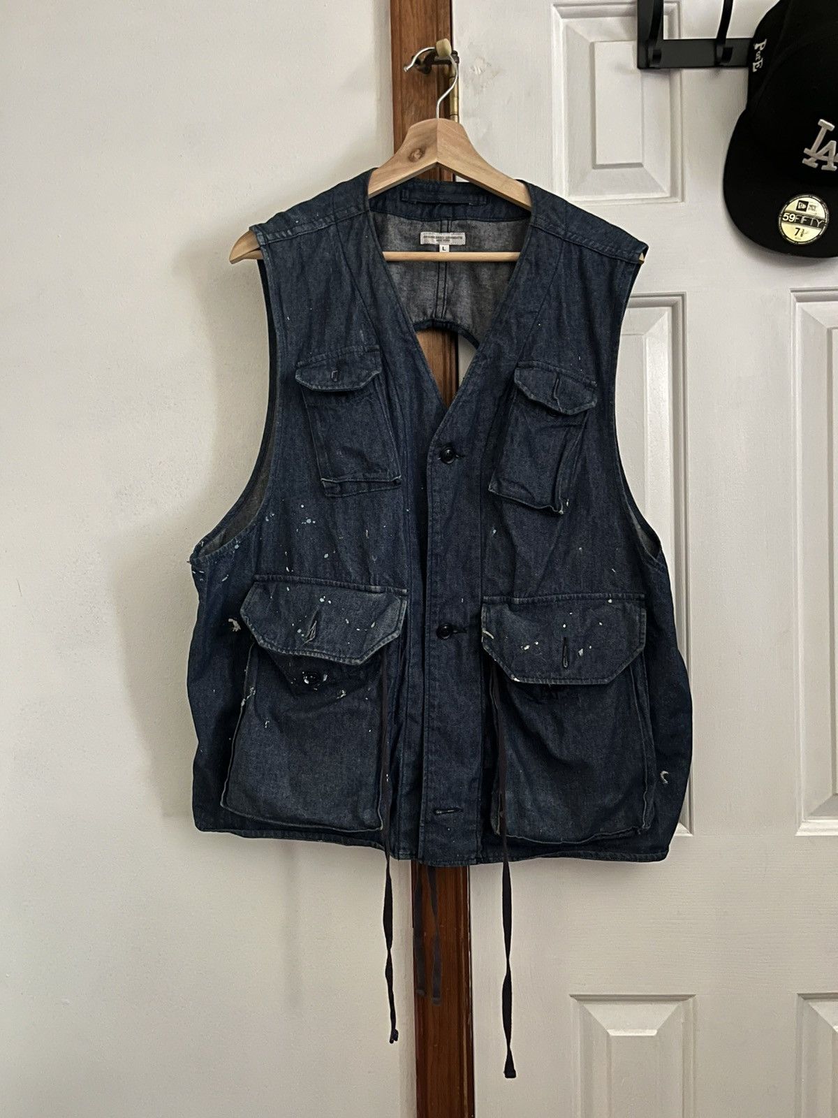Engineered Garments Engineered garments denim FA vest Size US L / EU 52-54 / 3 - 1 Thumbnail