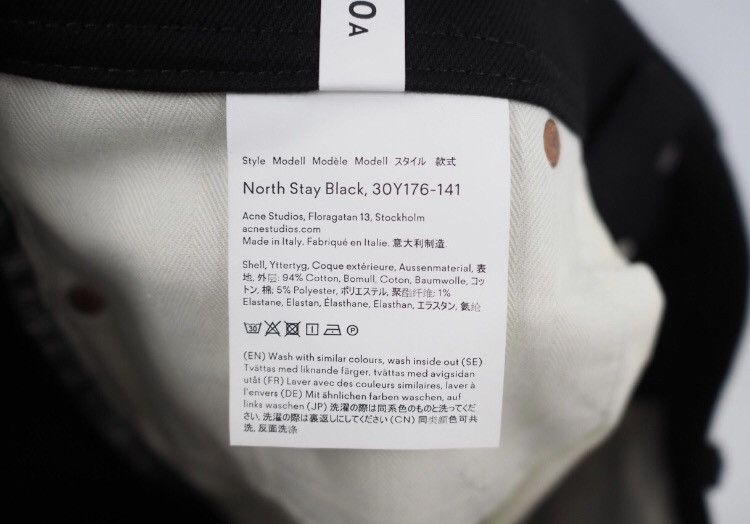 Acne Studios Acne studios Black slim jeans 2412-Nextarrow Size US 33 - 7 Thumbnail