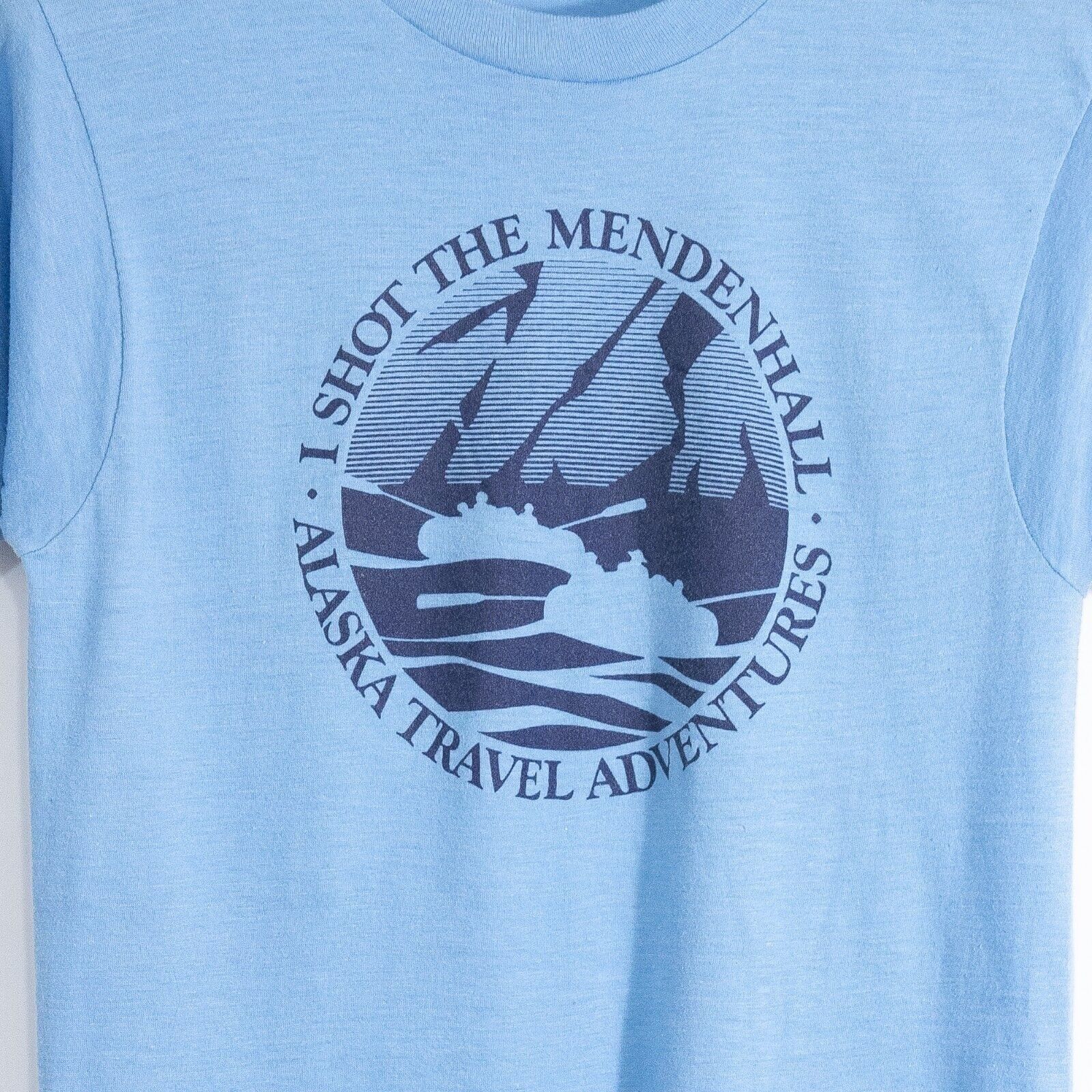Vintage Vintage 80s Mendenhall Glacier T Shirt Mens Small - Alaska Size US S / EU 44-46 / 1 - 3 Thumbnail
