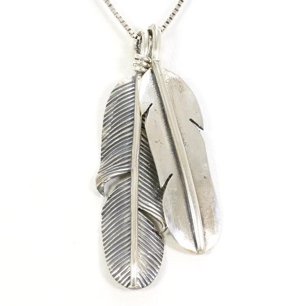 Other Other 925 Silver Feather Necklace Precious Metal Necklace DUTY FREE for USA Size ONE SIZE - 1 Thumbnail