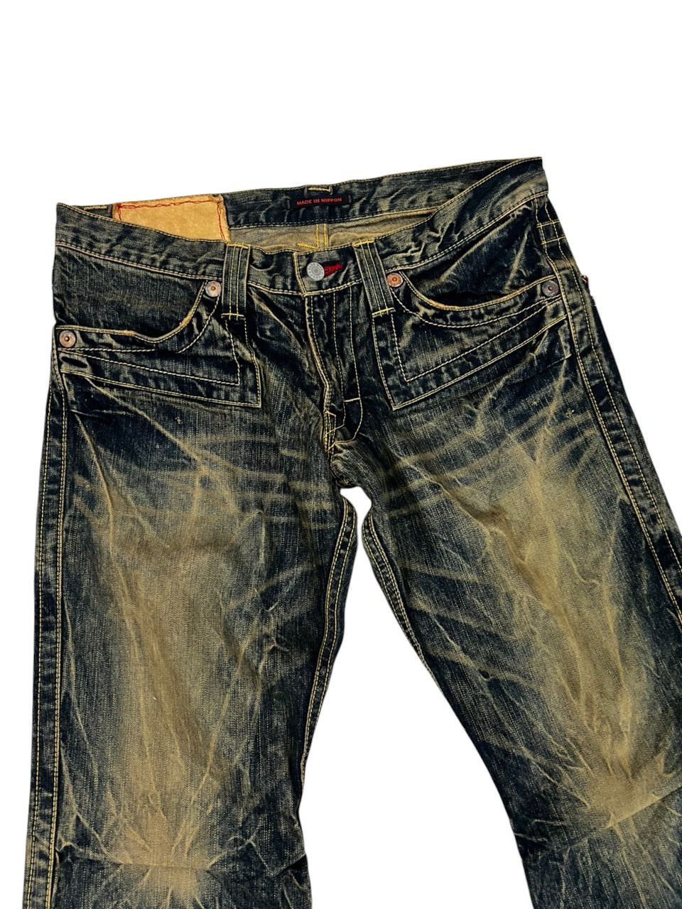 GOSTAR DE FUGA Vintage Blue Way Bootcut Denim Flare Wild Denim Size US 33 - 3 Thumbnail