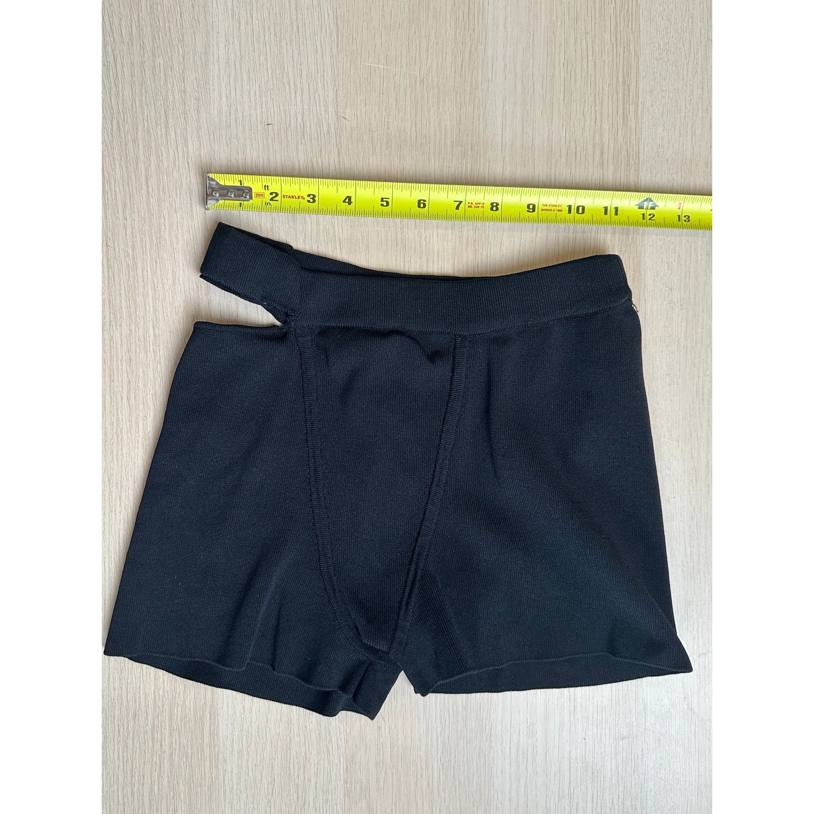 Zara Rare ZARA x Kaia Gerber Black Biker Short - Size S - Mint Size S / US 4 / IT 40 - 4 Thumbnail