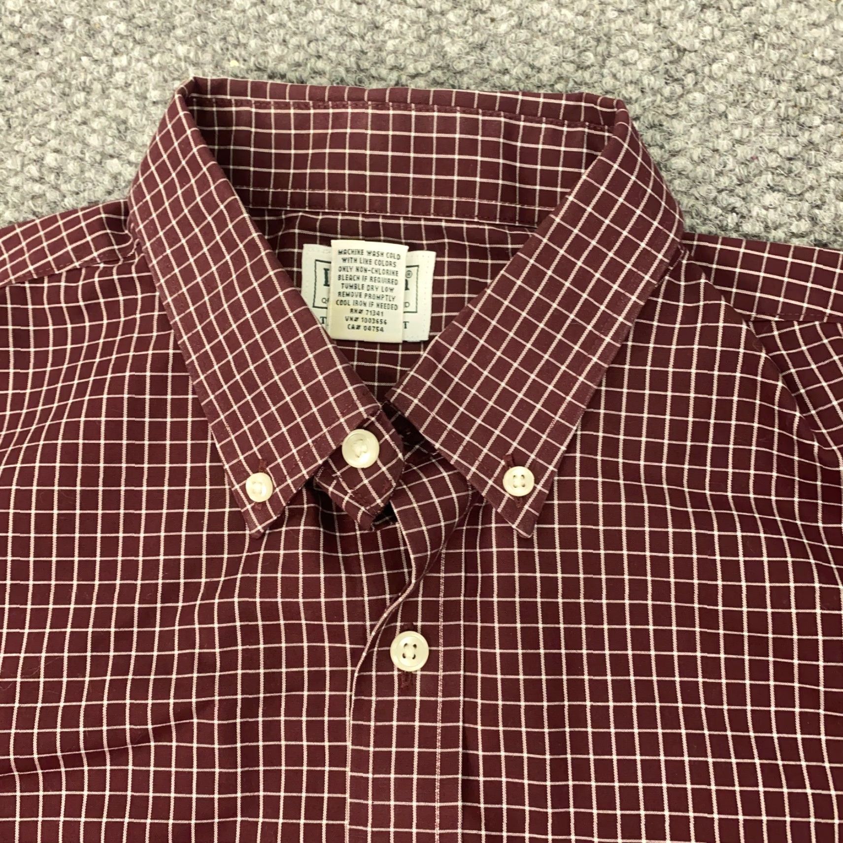 Vintage VINTAGE L.L. Bean Men's Shirt Casual Check Long Sleeve Button-Down Cotton Fall Winter Size US M / EU 48-50 / 2 - 3 Thumbnail