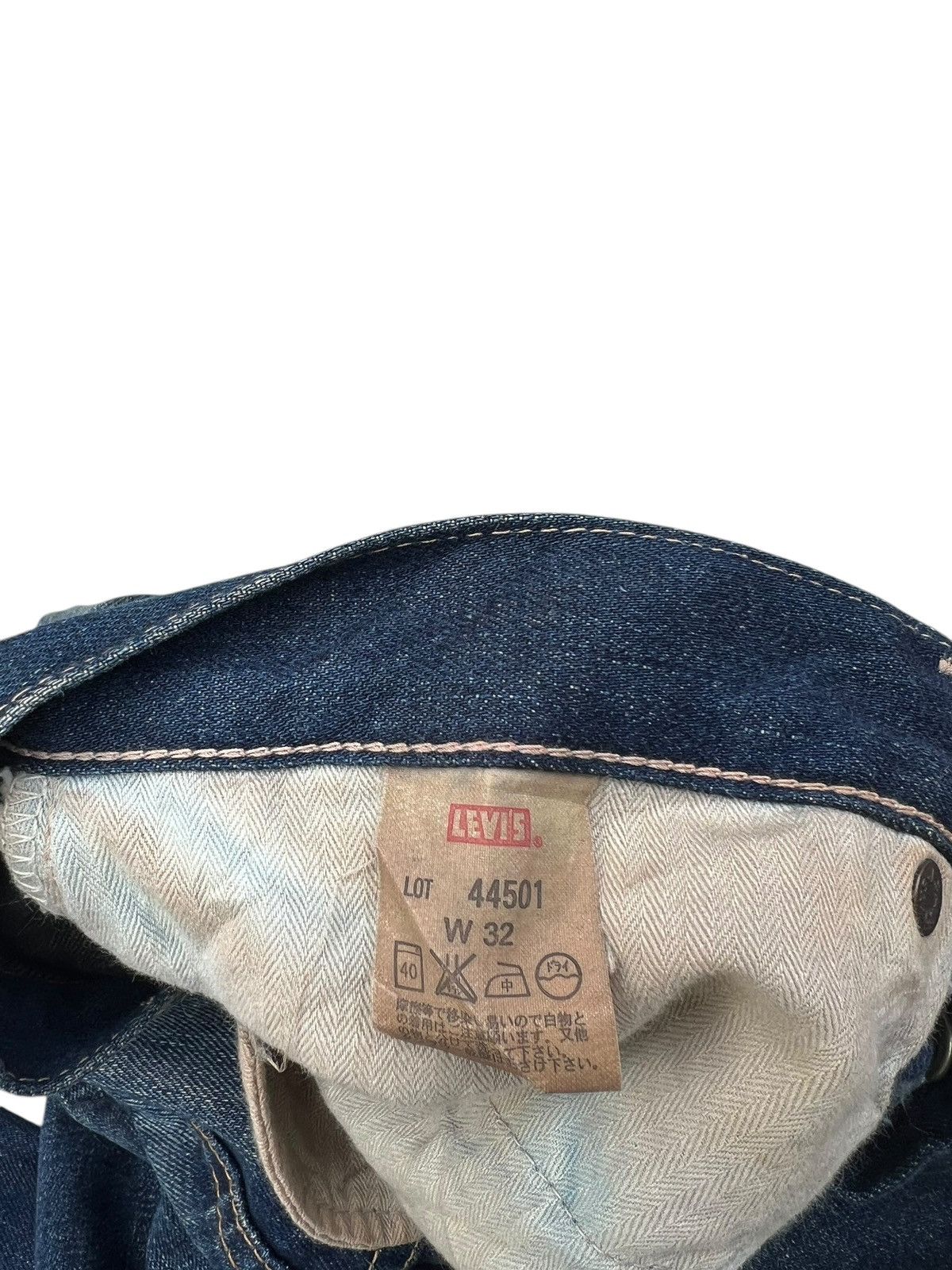 Levi's Vintage Clothing WW2 Model 2006 LVC Levi’s S501XX Big E Denim Selvedge Jeans Size US 31 - 24 Thumbnail