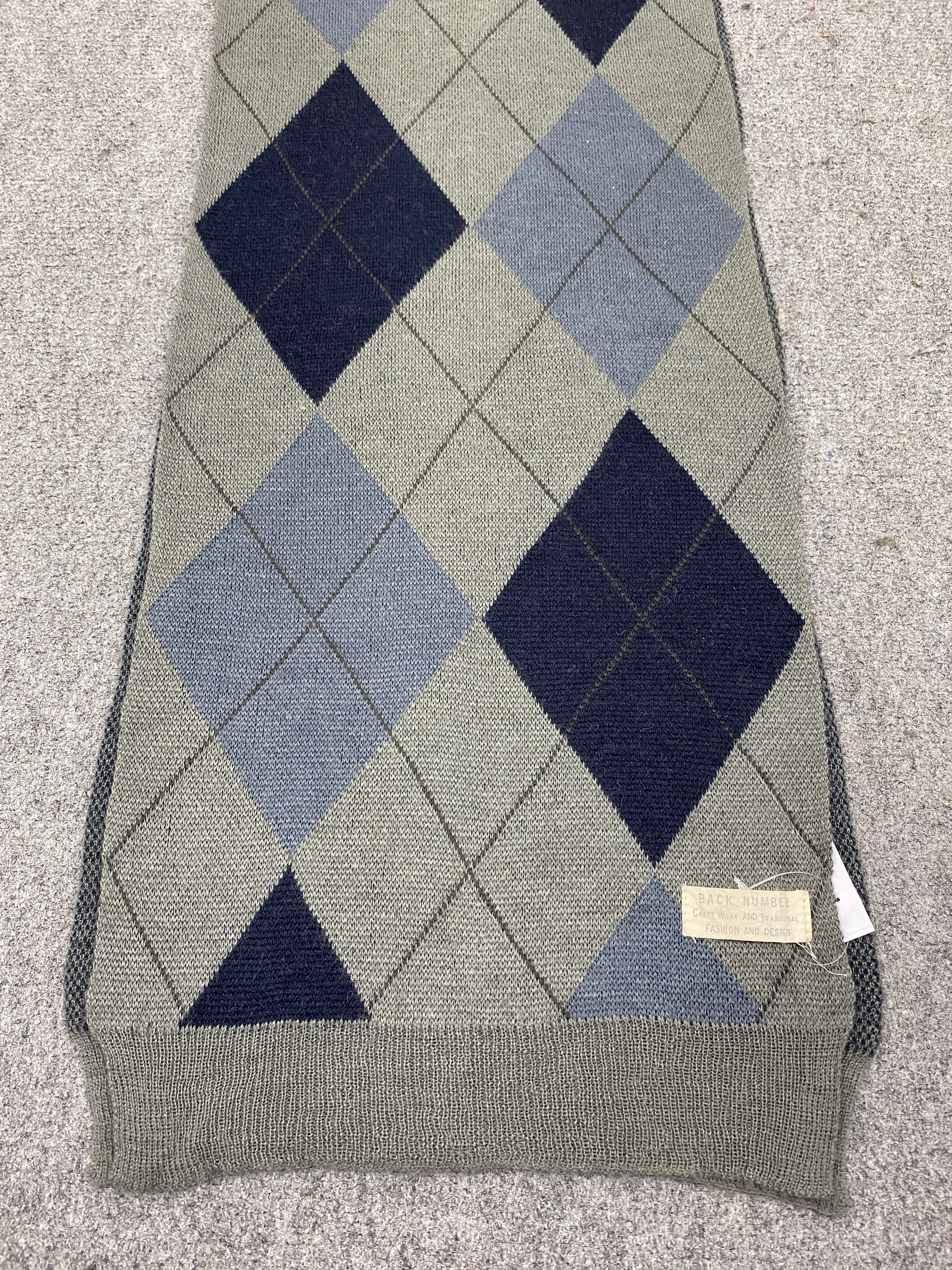 Japanese Brand Back Number Scarf / Muffler / Neckwear SC0318 Size ONE SIZE - 3 Thumbnail