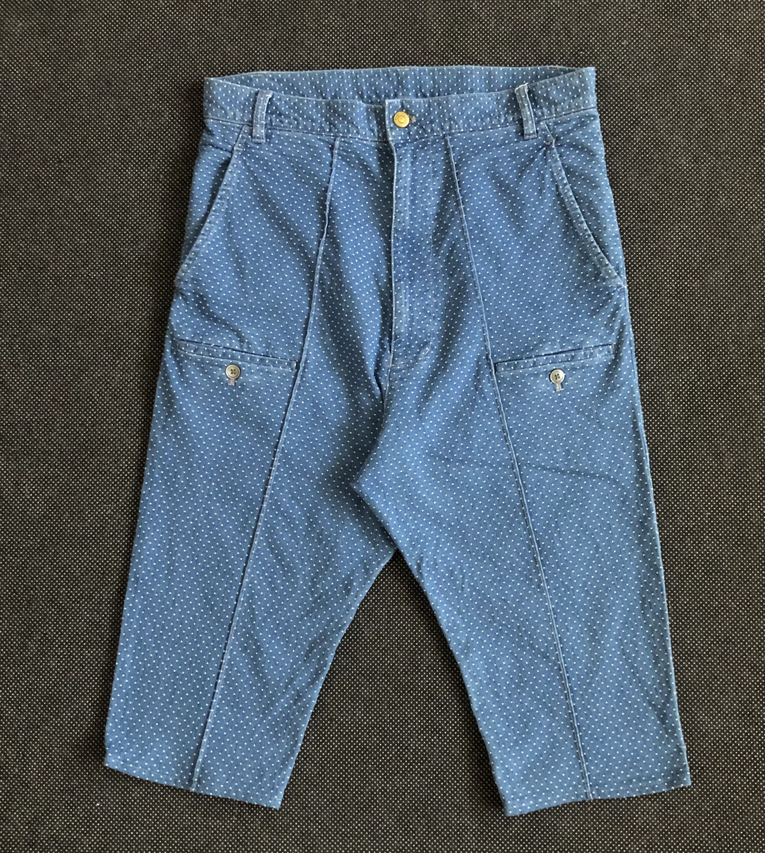 Issey Miyake SS2014 ISSEY MIYAKE MERCIBEAUCOUP DROPCROTCH 3/4 PANTS Size US 33 - 1 Thumbnail