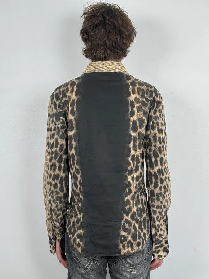 Just Cavalli 2000s Cavalli Leopard Black Shirt Size US M / EU 48-50 / 2 - 3 Thumbnail