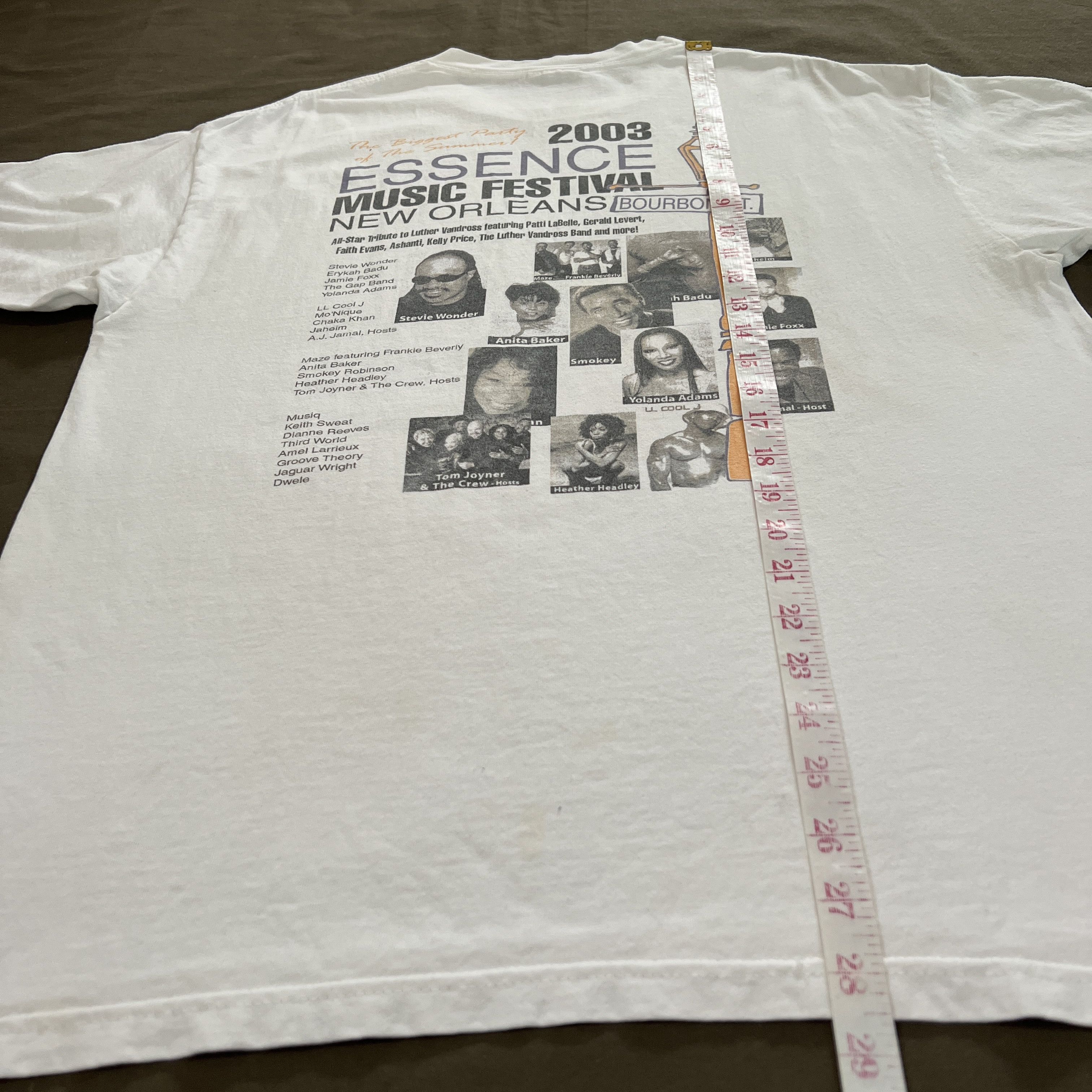 Band Tees 2003 Essence Festival R&B Erykah Badu Ll Cool J Mo'Nique Size US L / EU 52-54 / 3 - 17 Thumbnail