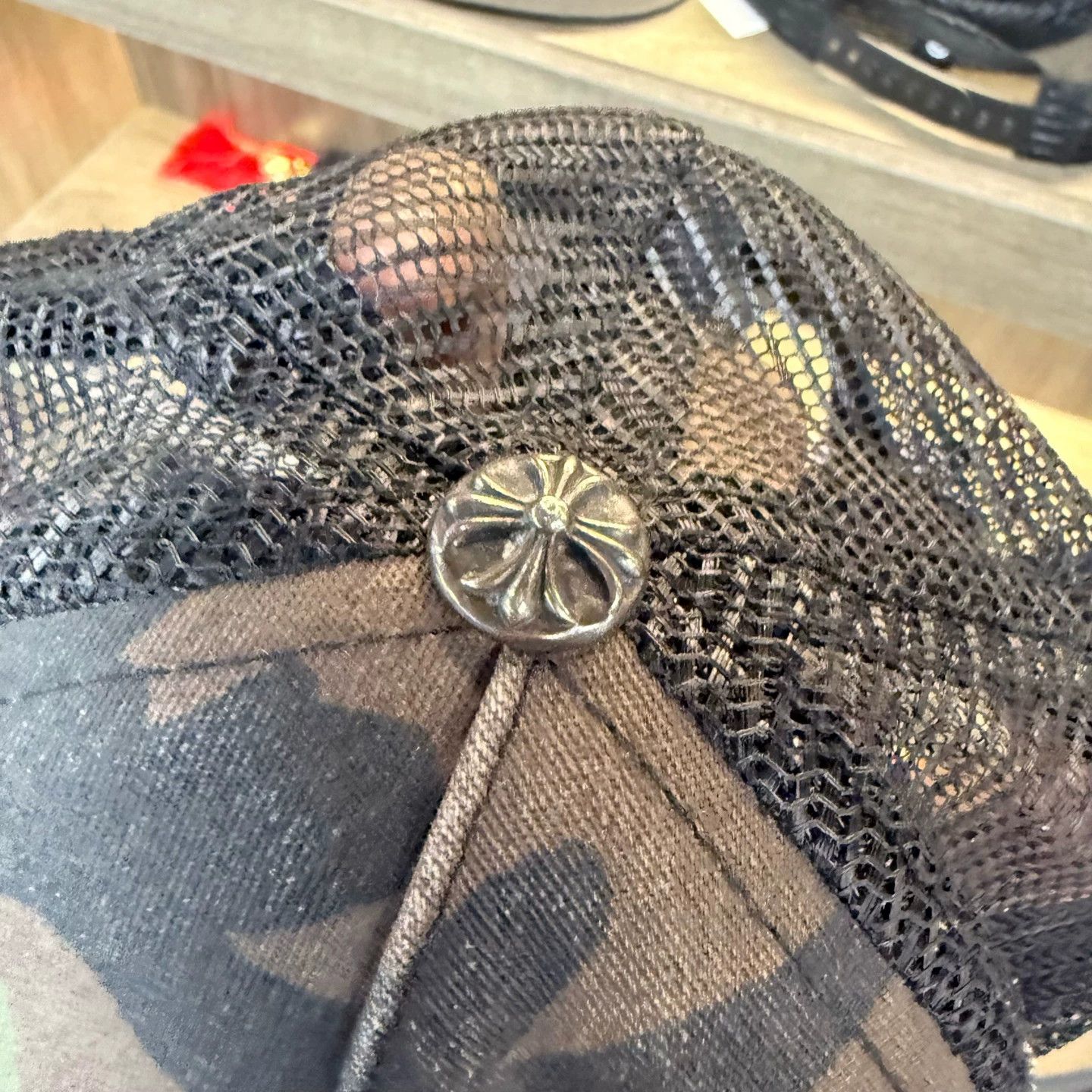Chrome Hearts Chrome Hearts Camo Embroidered Logo Baseball Cap Size ONE SIZE - 2 Thumbnail
