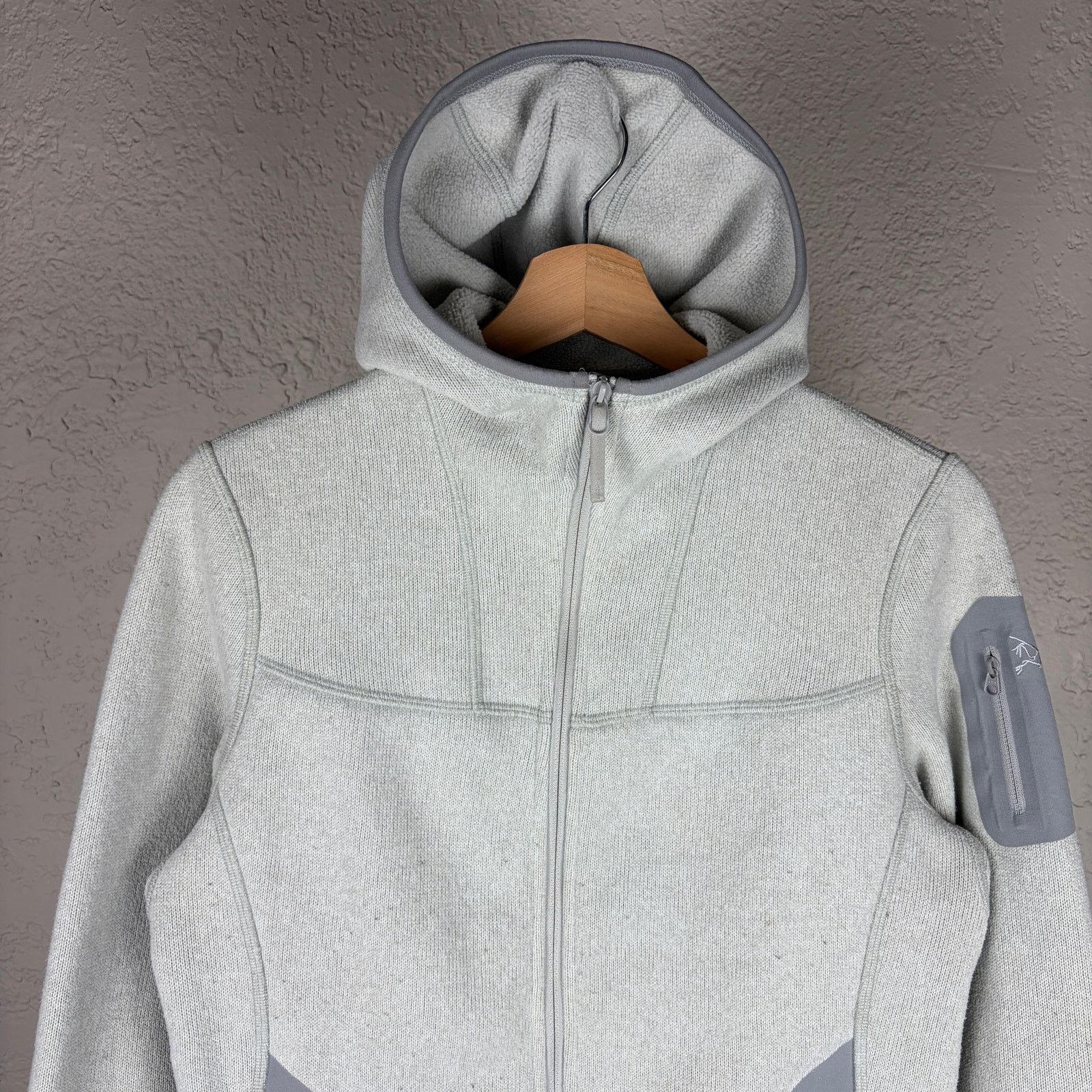 Arc'teryx Arc’ Teryx Knit Sport Hiking Womens Medium Zip Up Hoodie Size M / US 6-8 / IT 42-44 - 3 Thumbnail